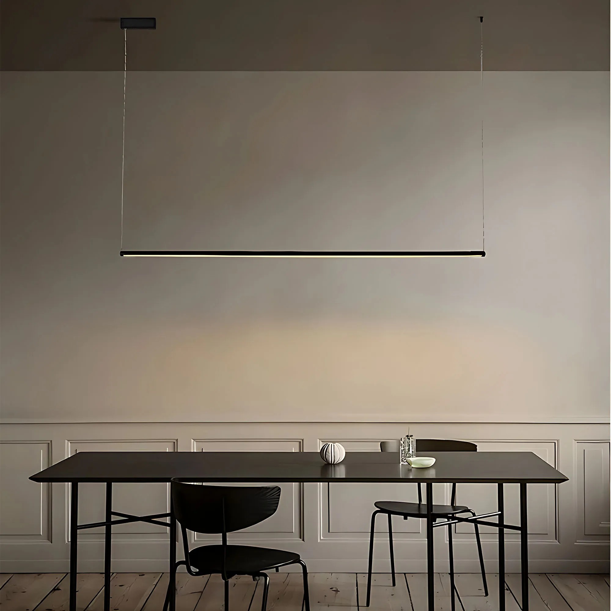 Pakabinamas šviestuvas Toolight šviestuvas LED LHJ032-CP 150 cm Juodas aprašymas - Prekės nuotrauka