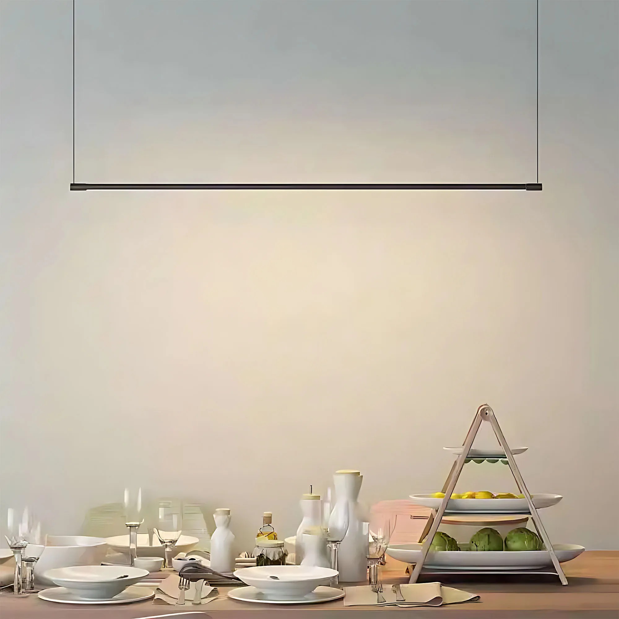 Pakabinamas šviestuvas Toolight šviestuvas LED LHJ032-CP 150 cm Juodas aprašymas - Prekės nuotrauka