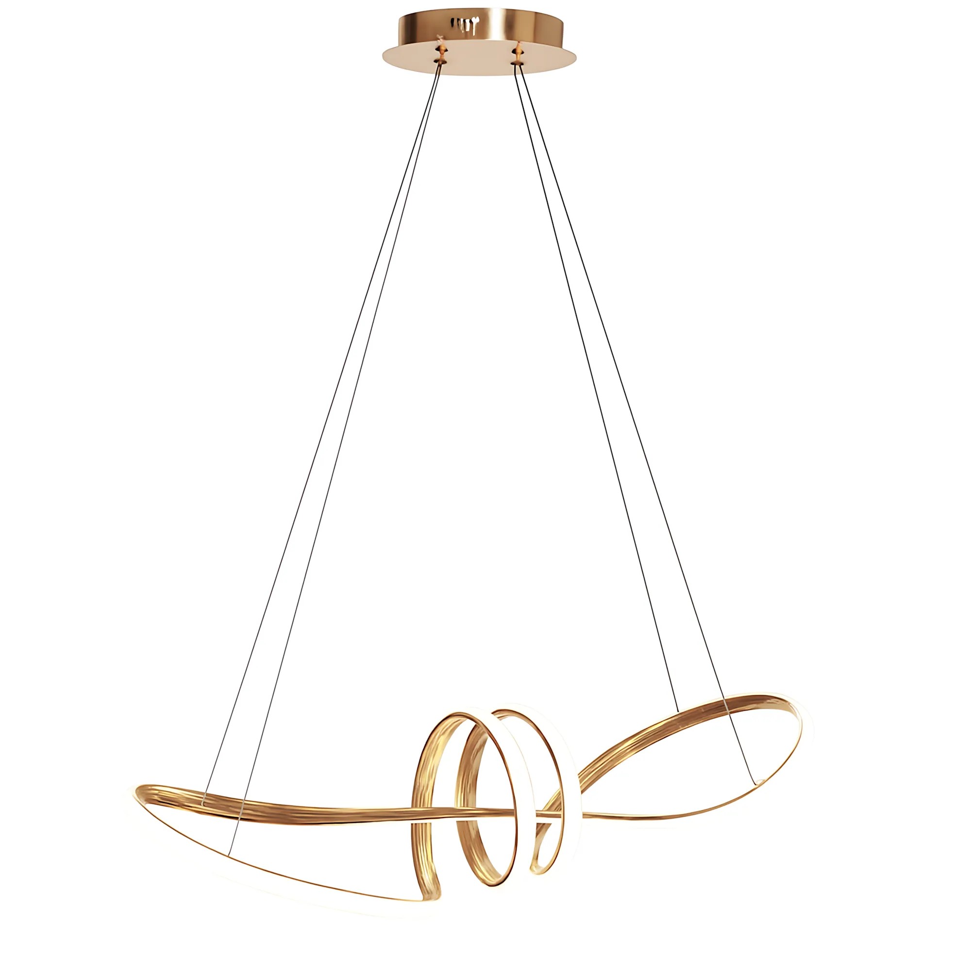 Pakabinamas šviestuvas Toolight šviestuvas LED LHJ036-CP GOLD aprašymas - Prekės nuotrauka