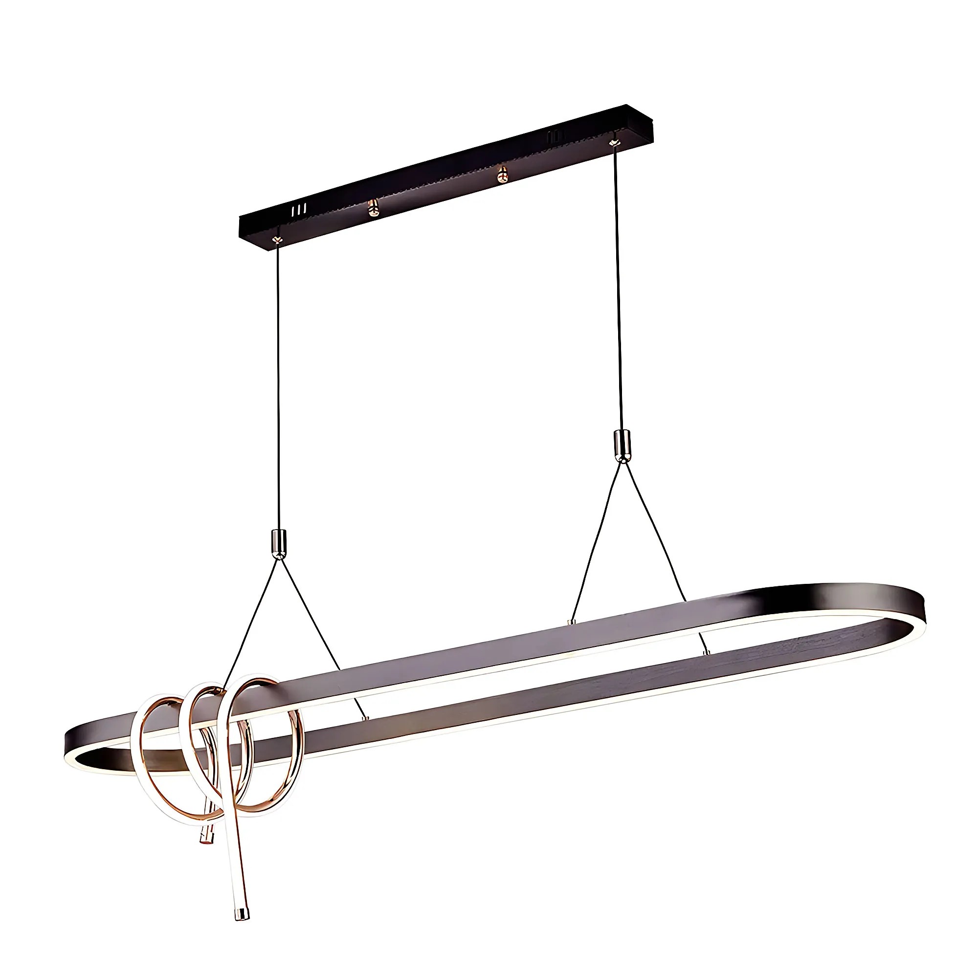 Pakabinamas šviestuvas Toolight šviestuvas LED LHJ040-CP 120 cm Juodas aprašymas - Prekės nuotrauka