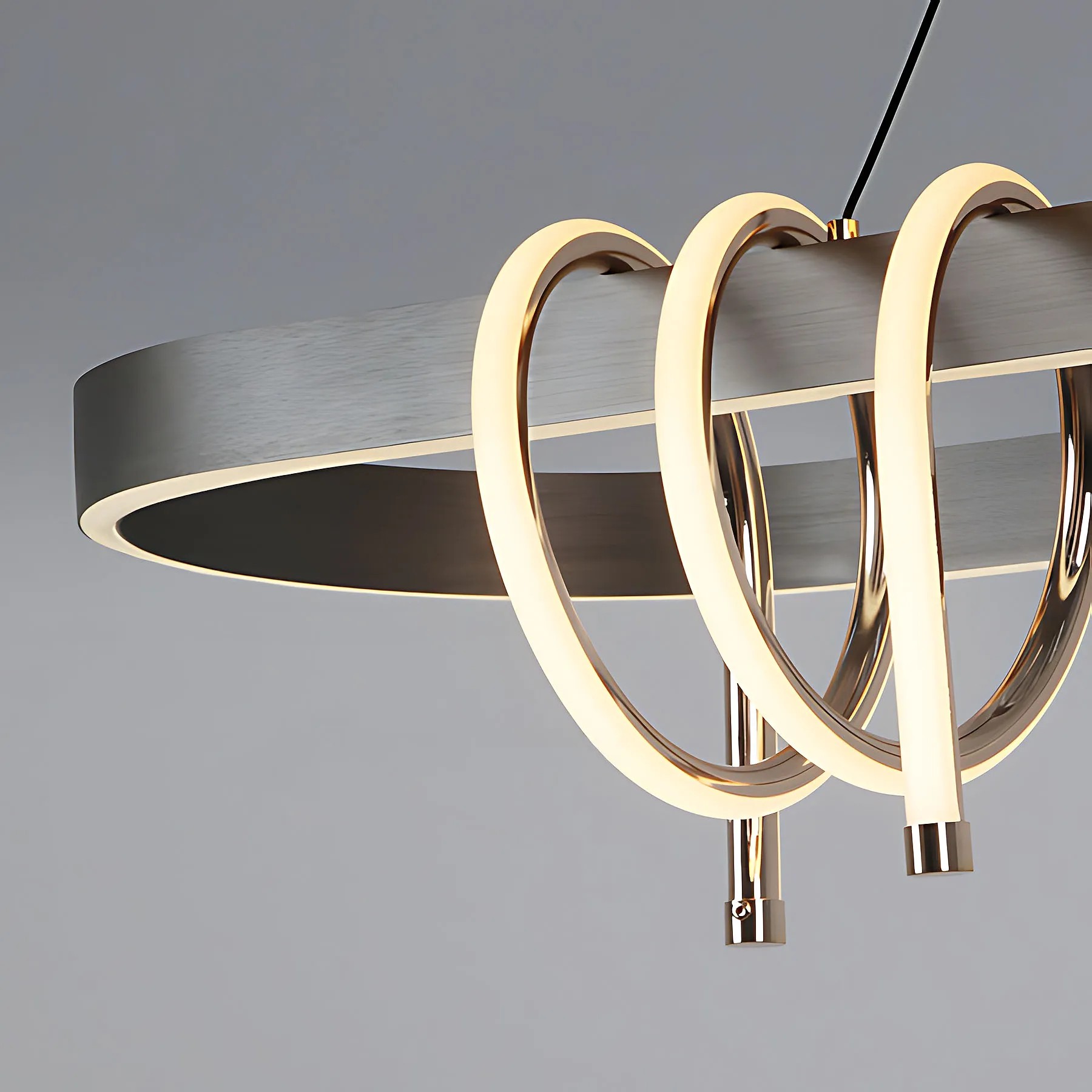 Pakabinamas šviestuvas Toolight šviestuvas LED LHJ040-CP 120 cm Juodas aprašymas - Prekės nuotrauka