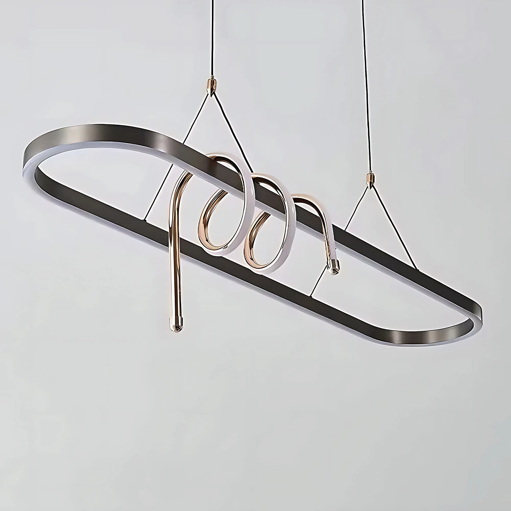 Pakabinamas šviestuvas Toolight šviestuvas LED LHJ040-CP 120 cm Juodas aprašymas - Prekės nuotrauka