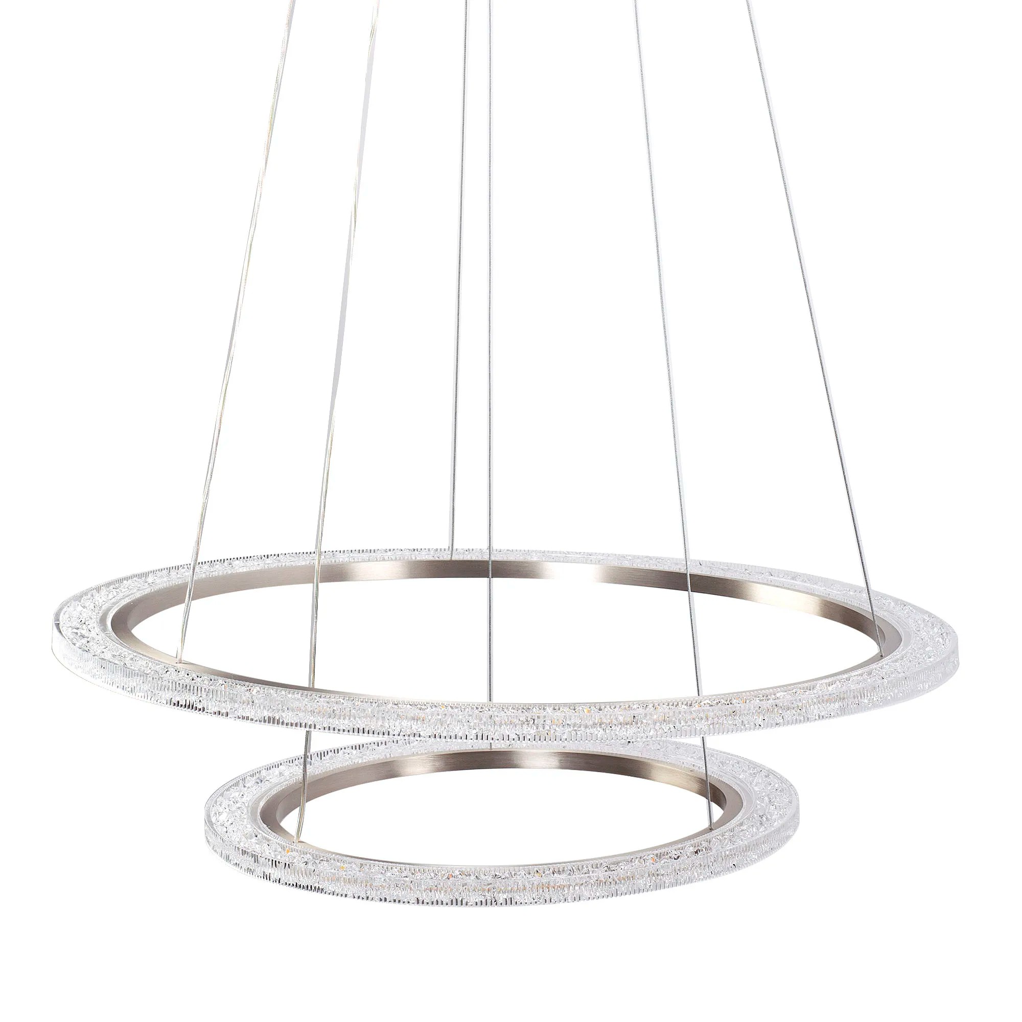 Pakabinamas šviestuvas Toolight šviestuvas LED LHJ045-CP2 BRUSH NICKLE aprašymas - Prekės nuotrauka
