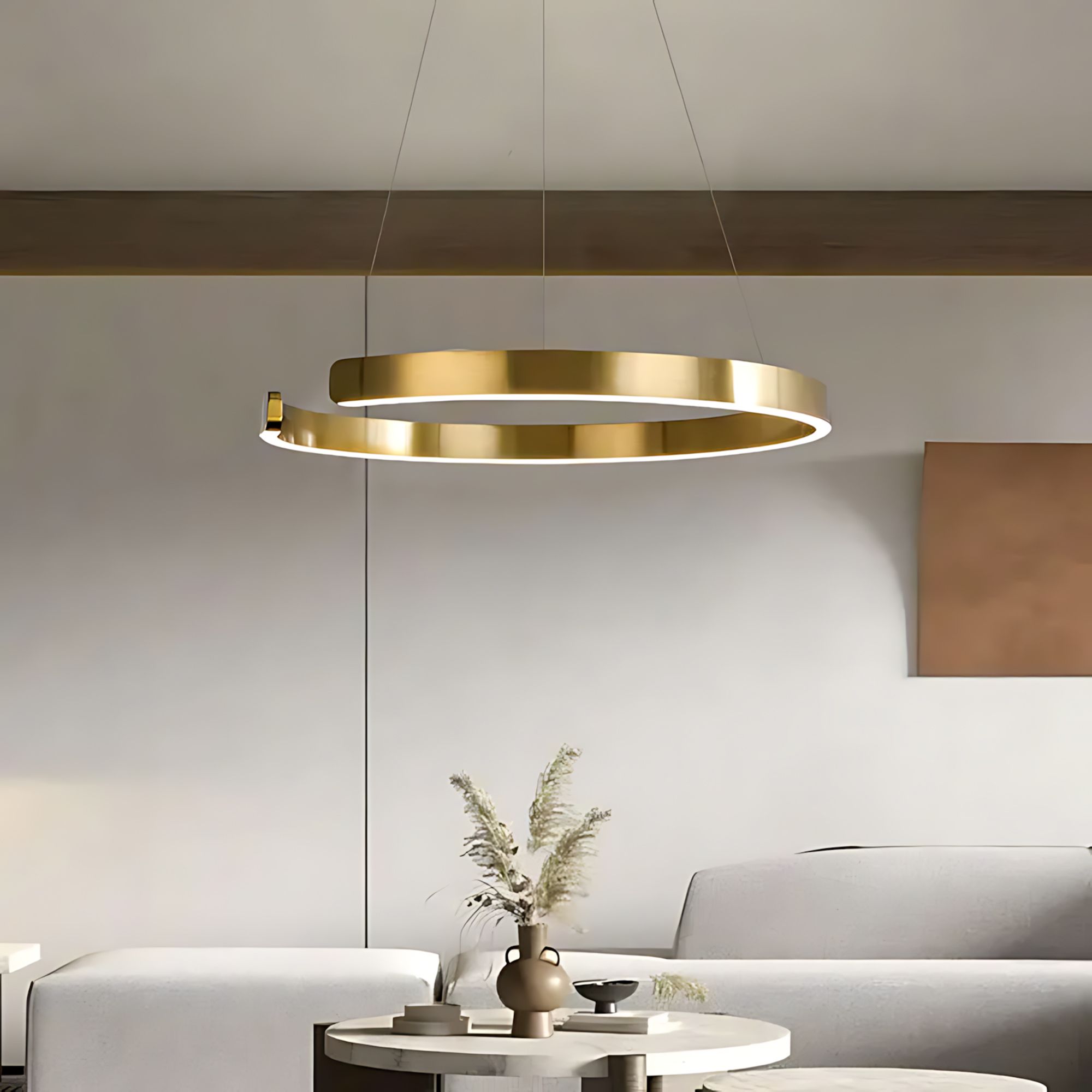 Lubinis šviestuvas Toolight Šviestuvas Led Lhj052-cp1 C Gold aprašymas - Prekės nuotrauka