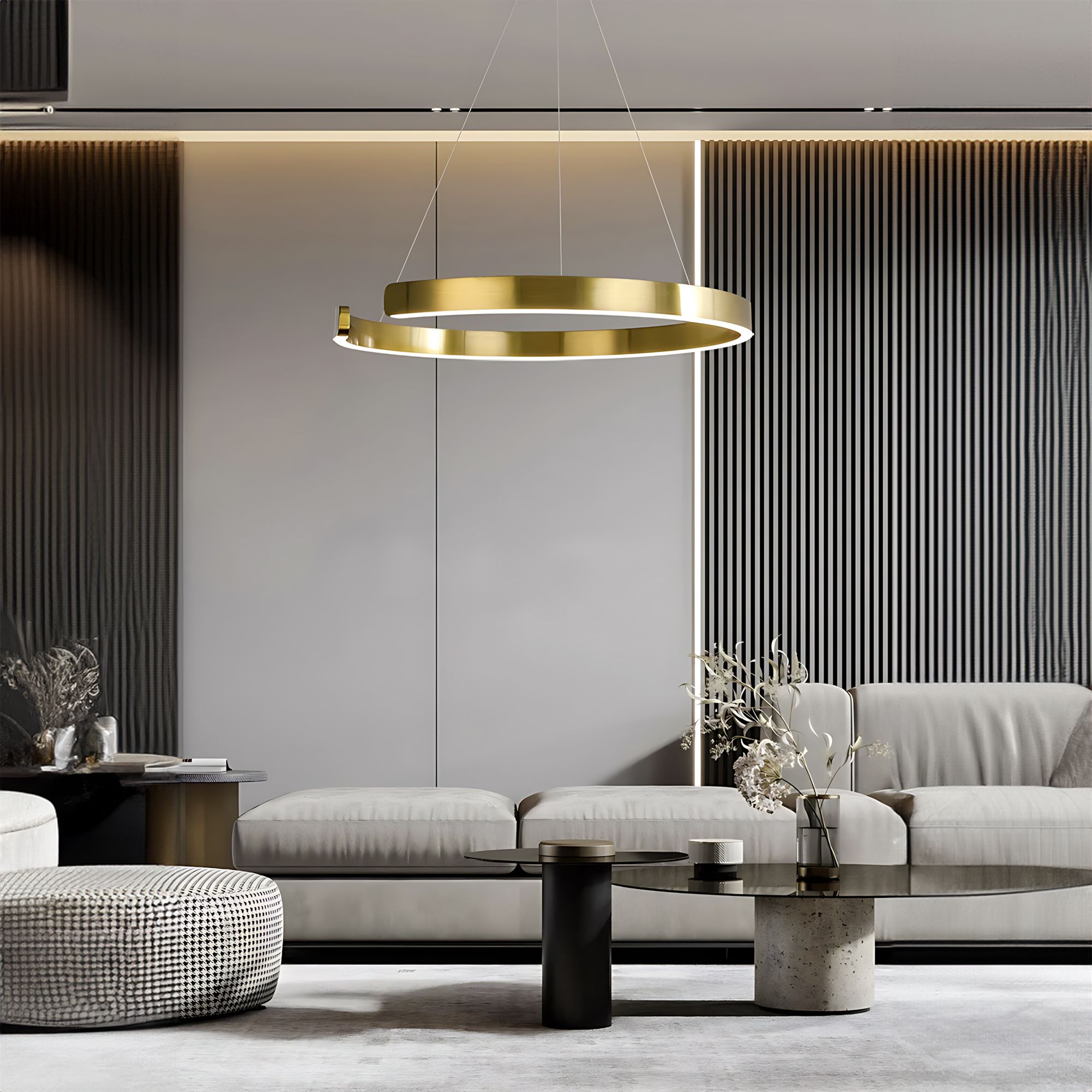Lubinis šviestuvas Toolight Šviestuvas Led Lhj052-cp1 C Gold aprašymas - Prekės nuotrauka
