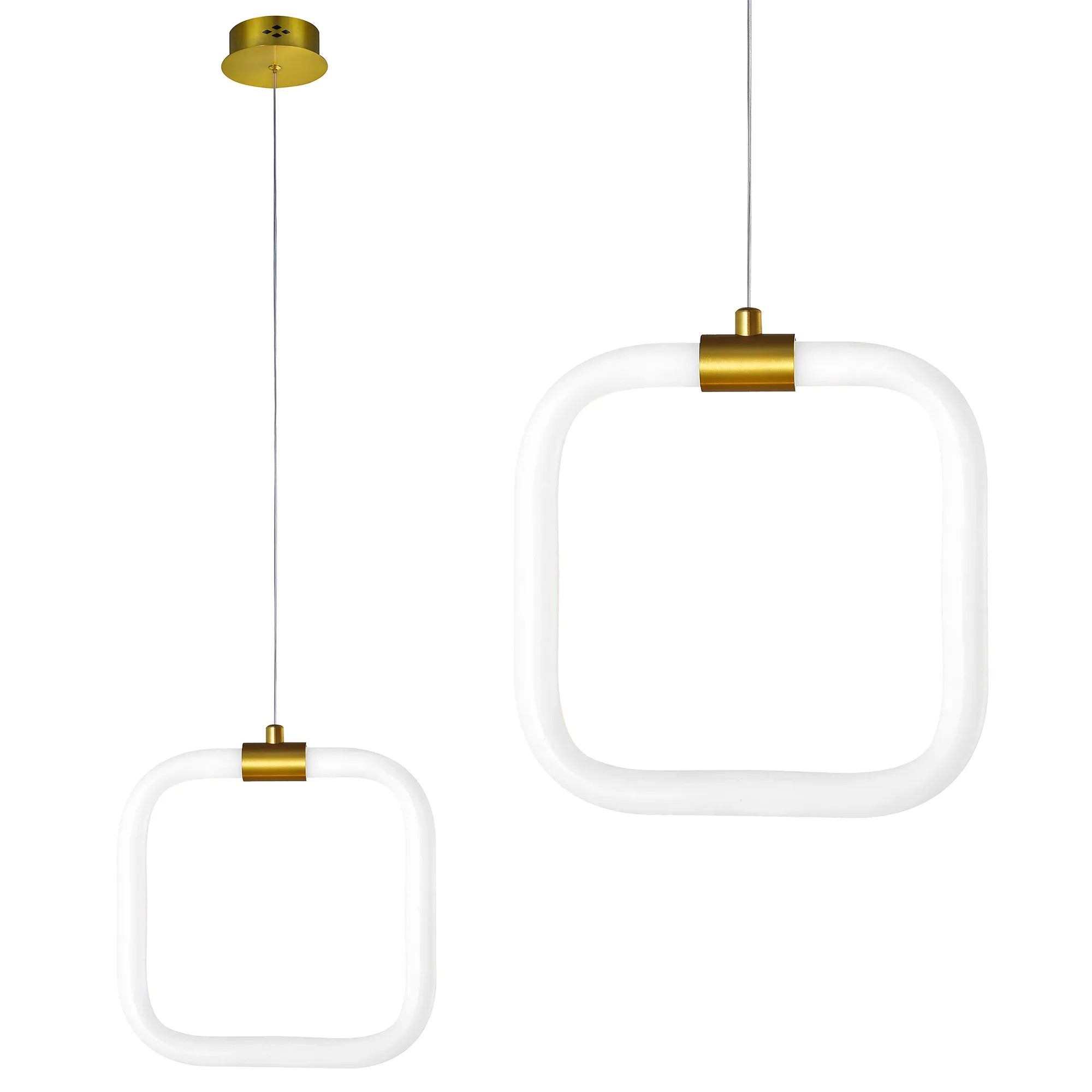 Pakabinamas šviestuvas Toolight šviestuvas LED LHJ057-CP1 BRUSH GOLD aprašymas - Prekės nuotrauka