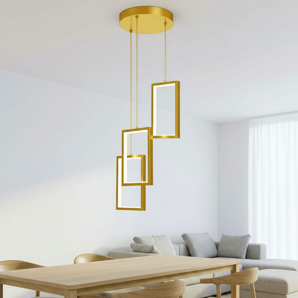Lubinis šviestuvas Toolight Šviestuvas Led Lhj088-3cp Gold aprašymas - Prekės nuotrauka