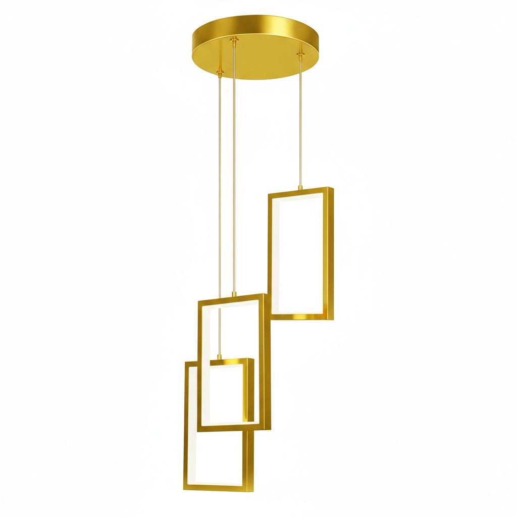 Lubinis šviestuvas Toolight Šviestuvas Led Lhj088-3cp Gold aprašymas - Prekės nuotrauka