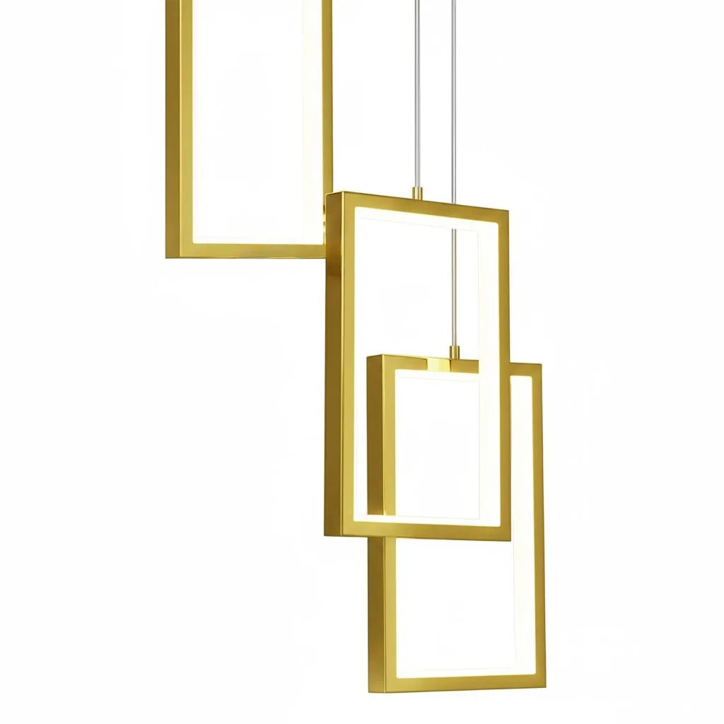 Pakabinamas šviestuvas Toolight šviestuvas LED LHJ090-7CP GOLD aprašymas - Prekės nuotrauka