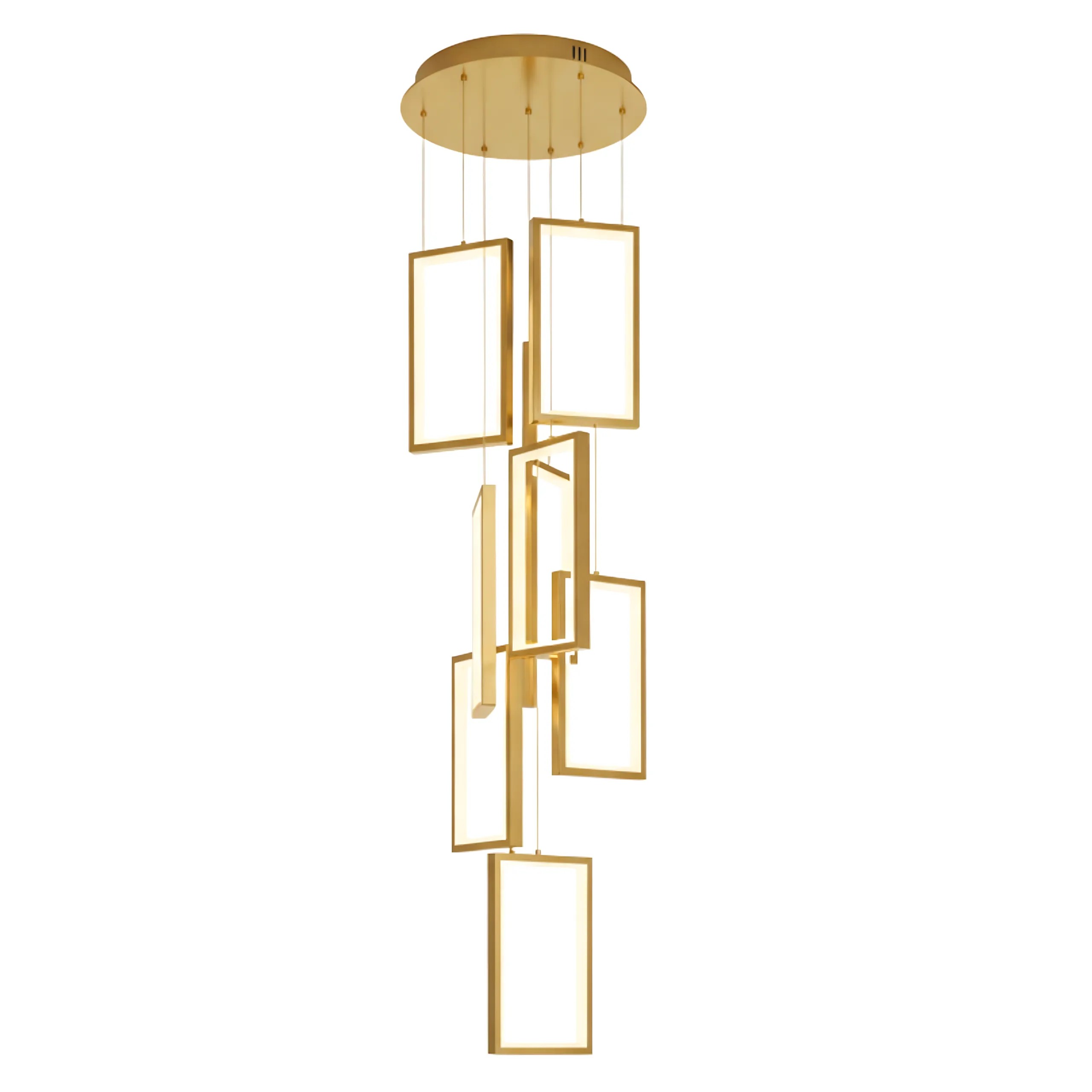 Pakabinamas šviestuvas Toolight šviestuvas LED LHJ090-7CP GOLD aprašymas - Prekės nuotrauka