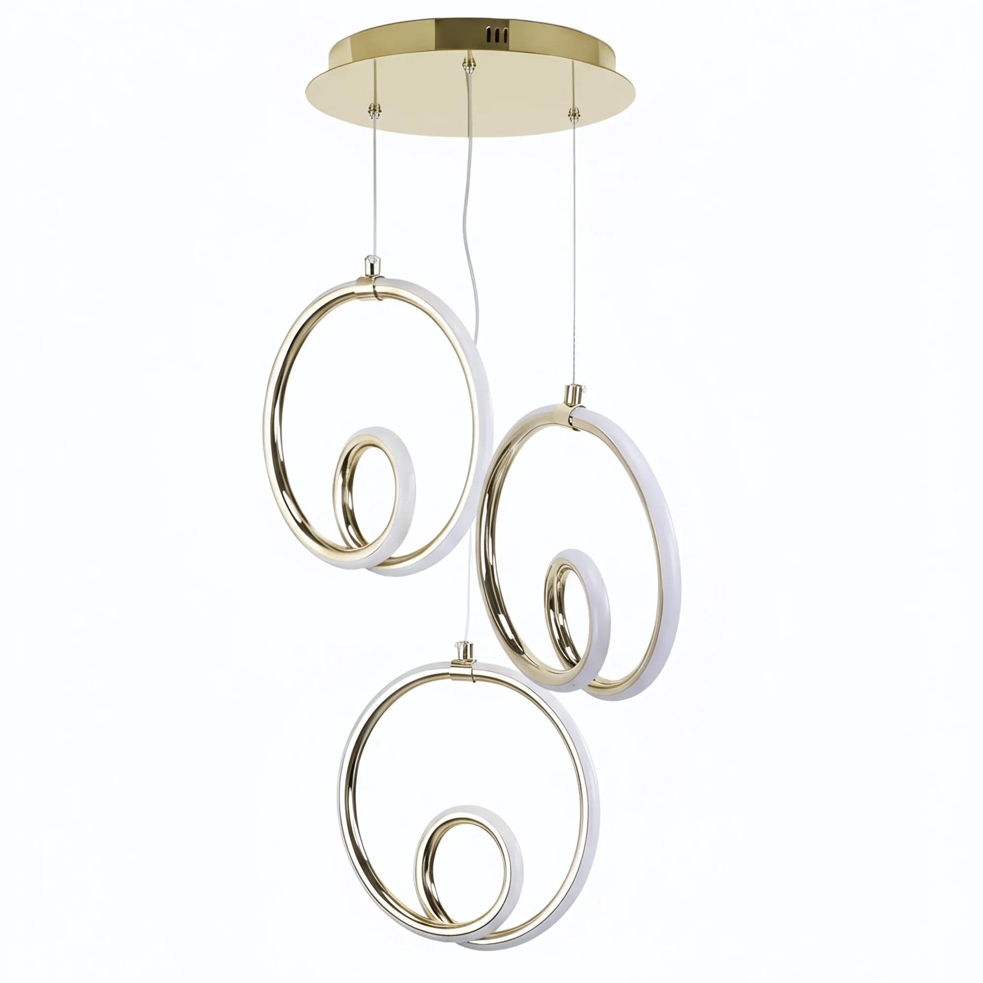 Pakabinamas šviestuvas Toolight šviestuvas LED LHJ095-3CP GOLD aprašymas - Prekės nuotrauka