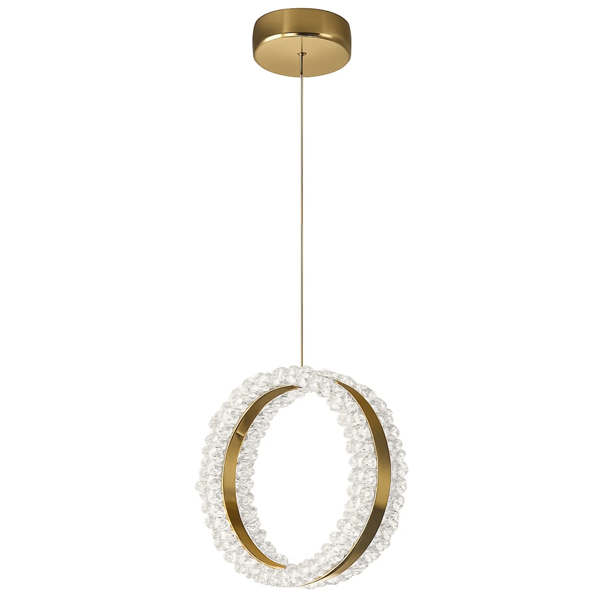 Pakabinamas šviestuvas Toolight šviestuvas LED LHJ098-CP GOLD aprašymas - Prekės nuotrauka