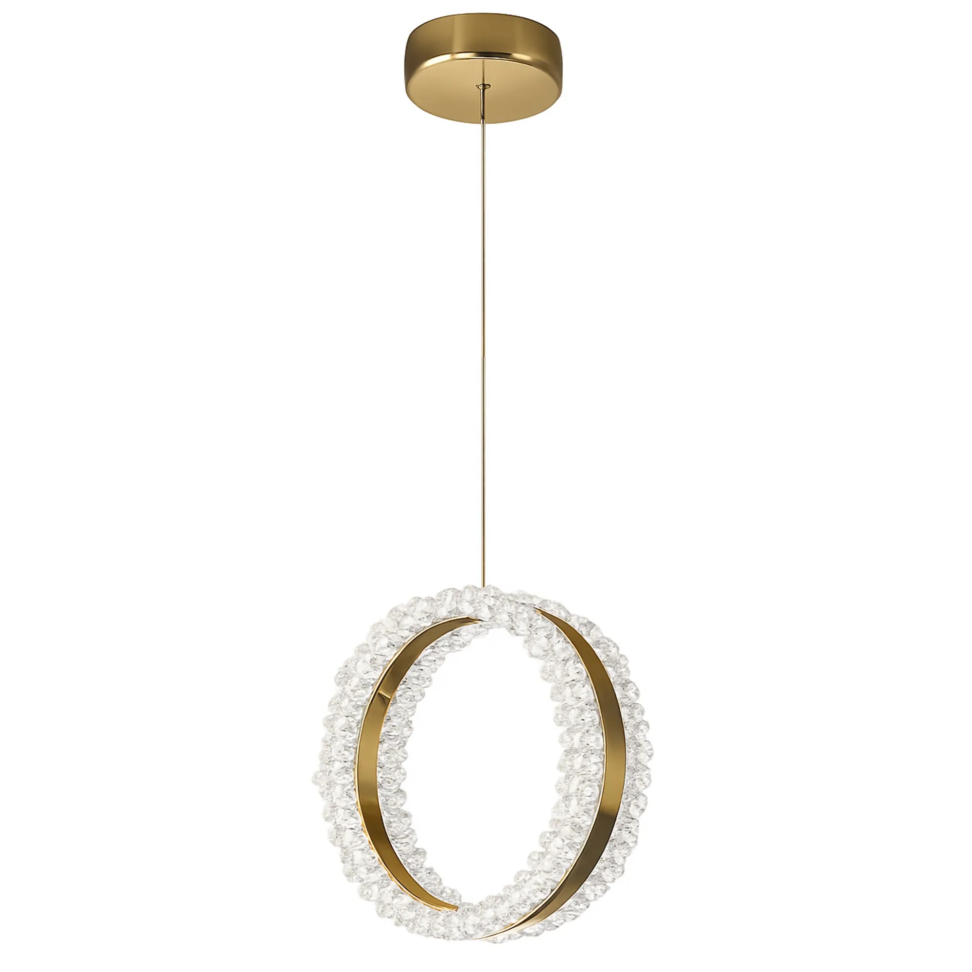Pakabinamas šviestuvas Toolight šviestuvas LED LHJ098-CP GOLD aprašymas - Prekės nuotrauka