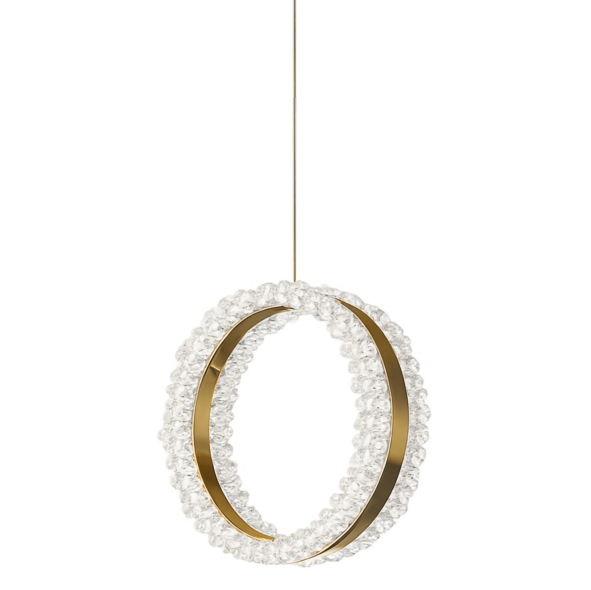 Pakabinamas šviestuvas Toolight šviestuvas LED LHJ098-CP GOLD aprašymas - Prekės nuotrauka