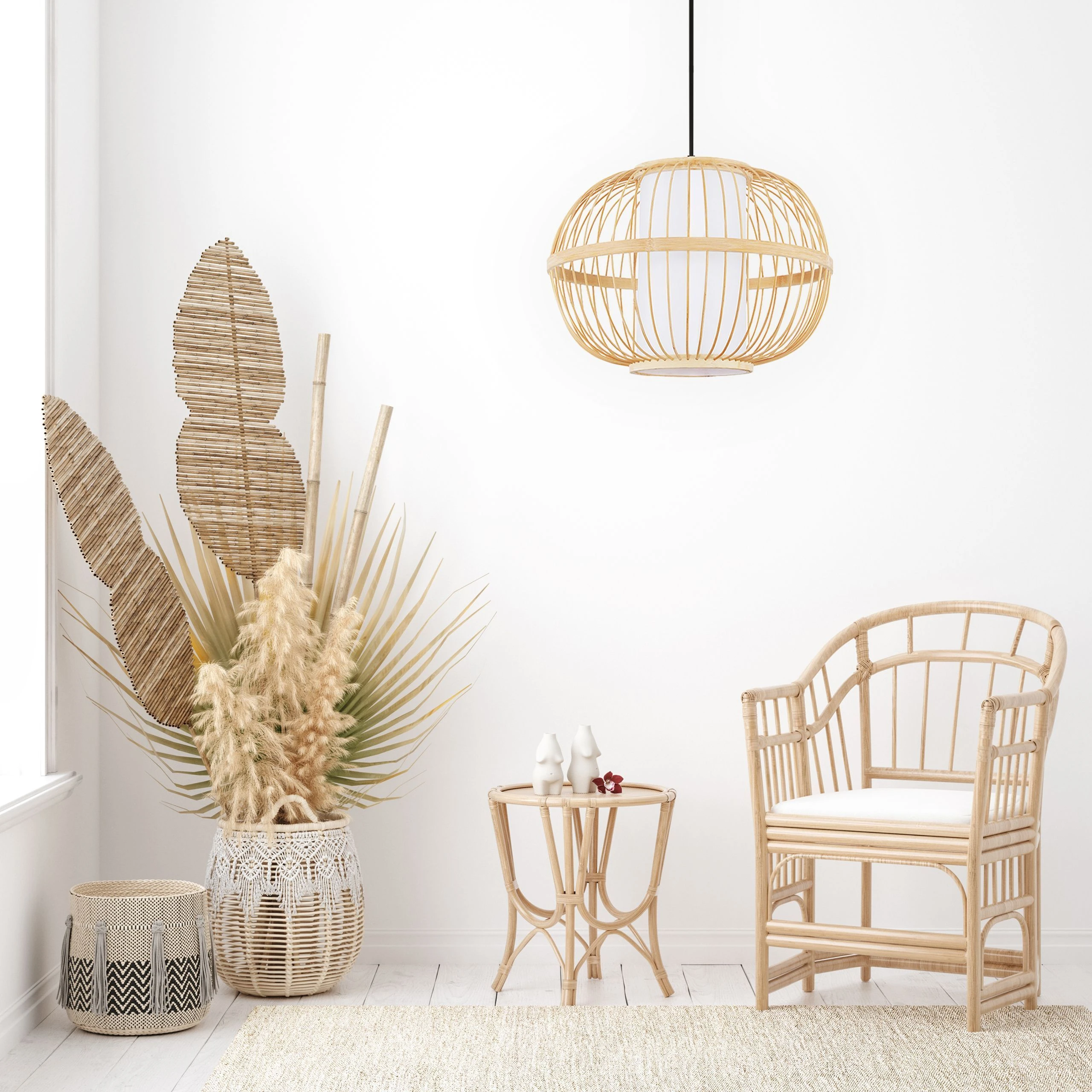 Lubinis šviestuvas Toolight Šviestuvas lubinis BOHO APP1632-1CP 50cm aprašymas - Prekės nuotrauka