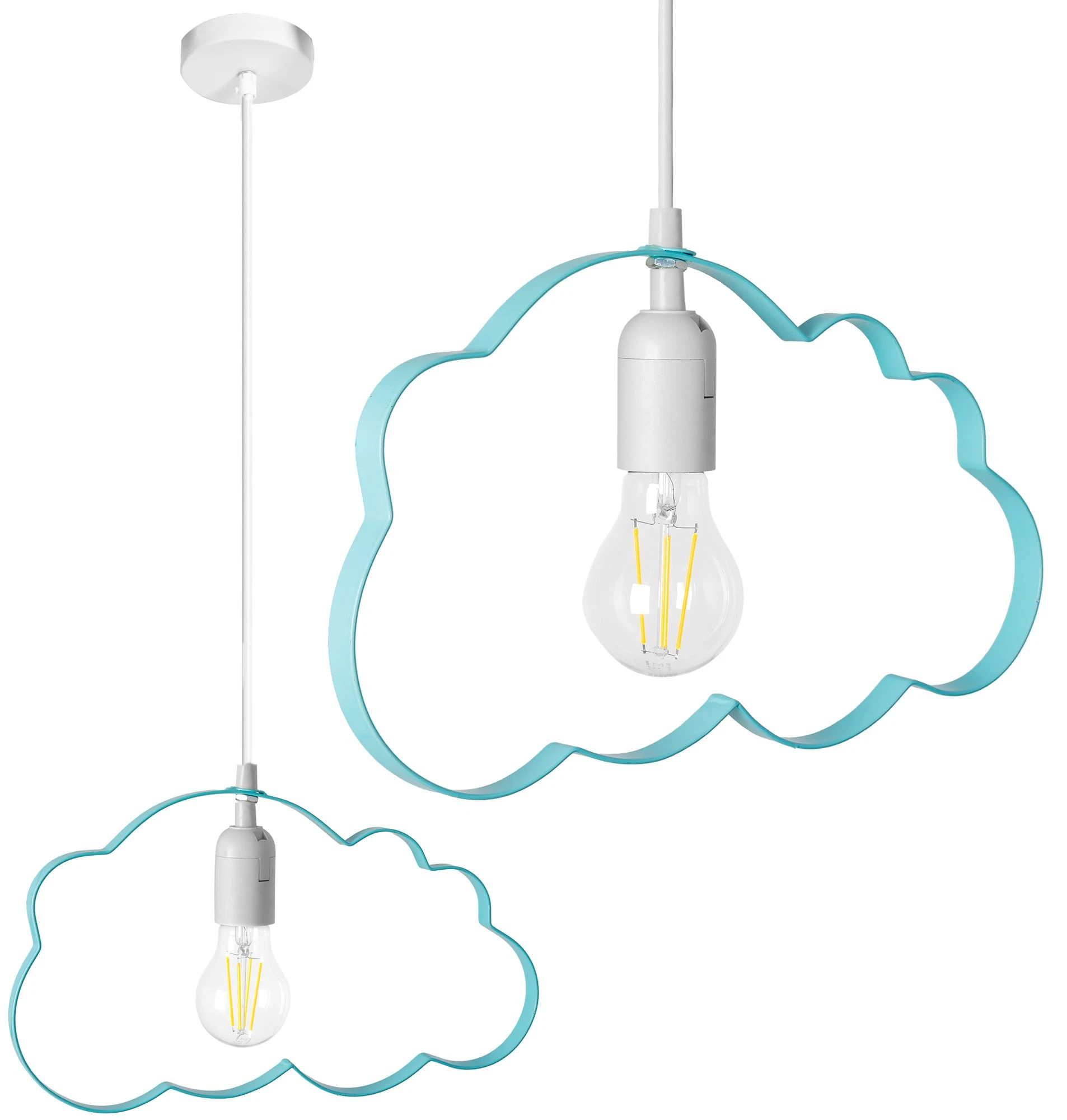 Lubinis šviestuvas Toolight Šviestuvas lubinis debeselis Mėlyna Cloud aprašymas - Prekės nuotrauka