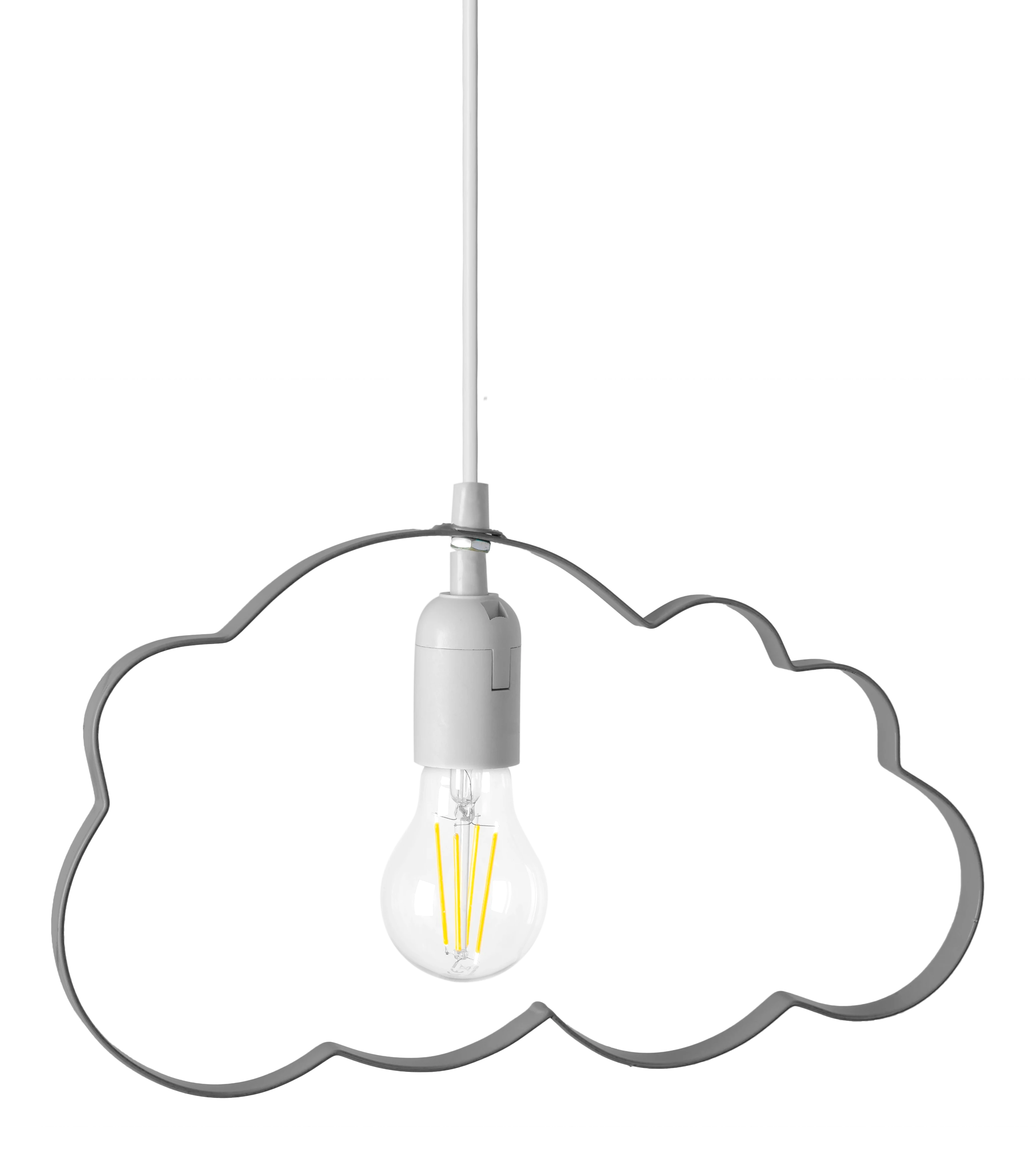 Lubinis šviestuvas Toolight Šviestuvas lubinis debeselis Cloud Gray aprašymas - Prekės nuotrauka