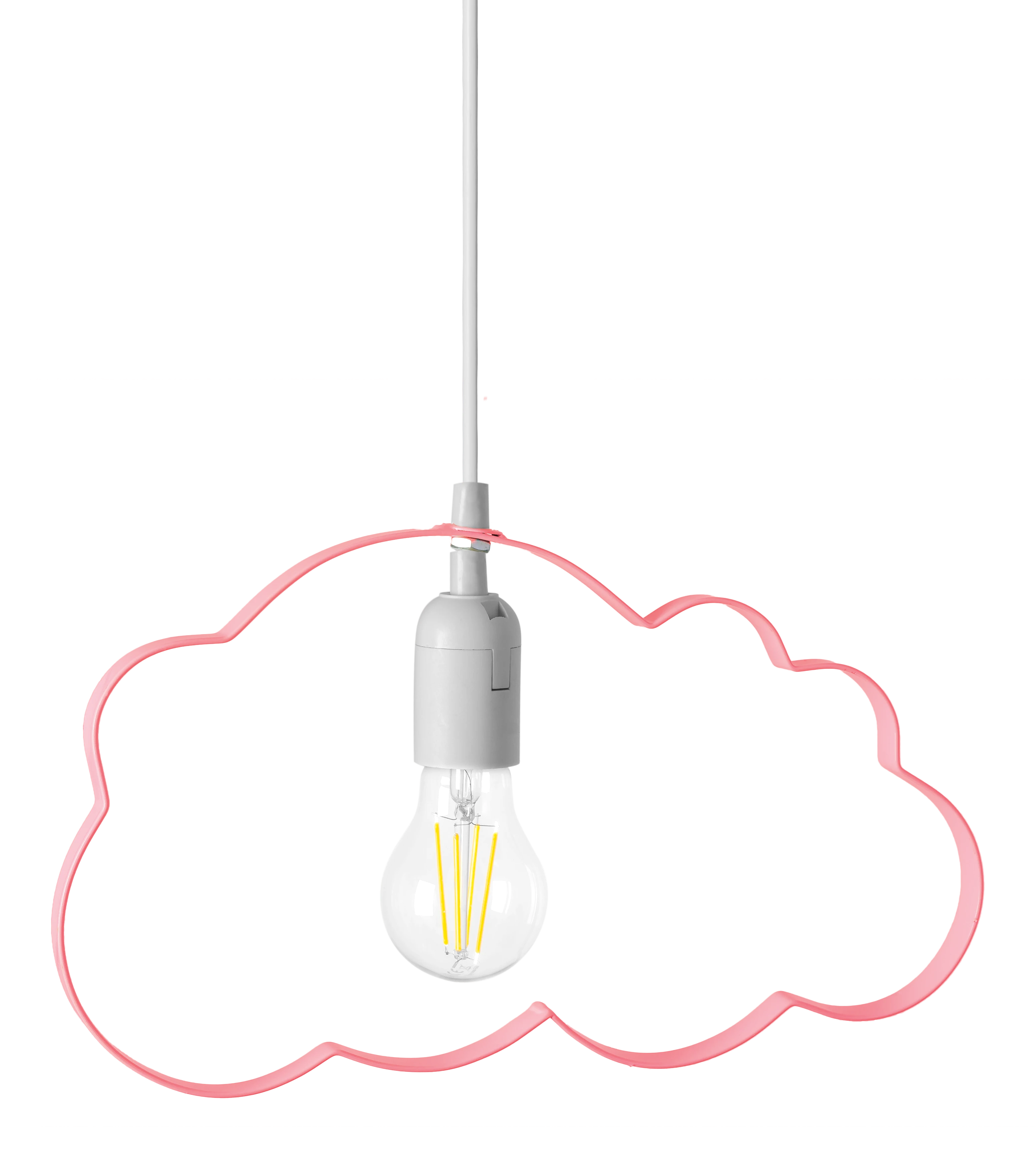 Lubinis šviestuvas Toolight Šviestuvas lubinis debeselis Cloud Light Rožinė aprašymas - Prekės nuotrauka