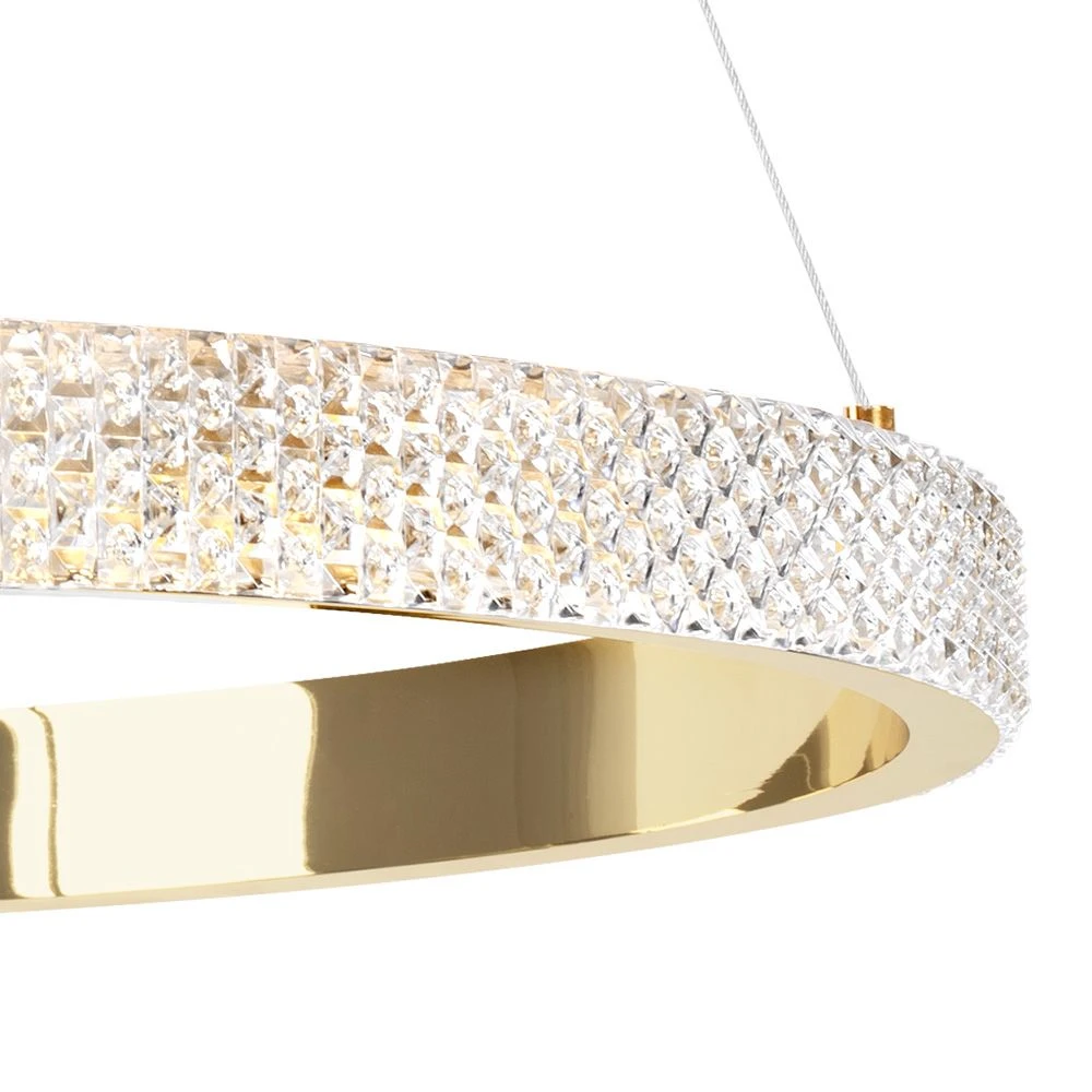 Lubinis šviestuvas Toolight Šviestuvas lubinis LED APP1510-CP GOLD aprašymas - Prekės nuotrauka