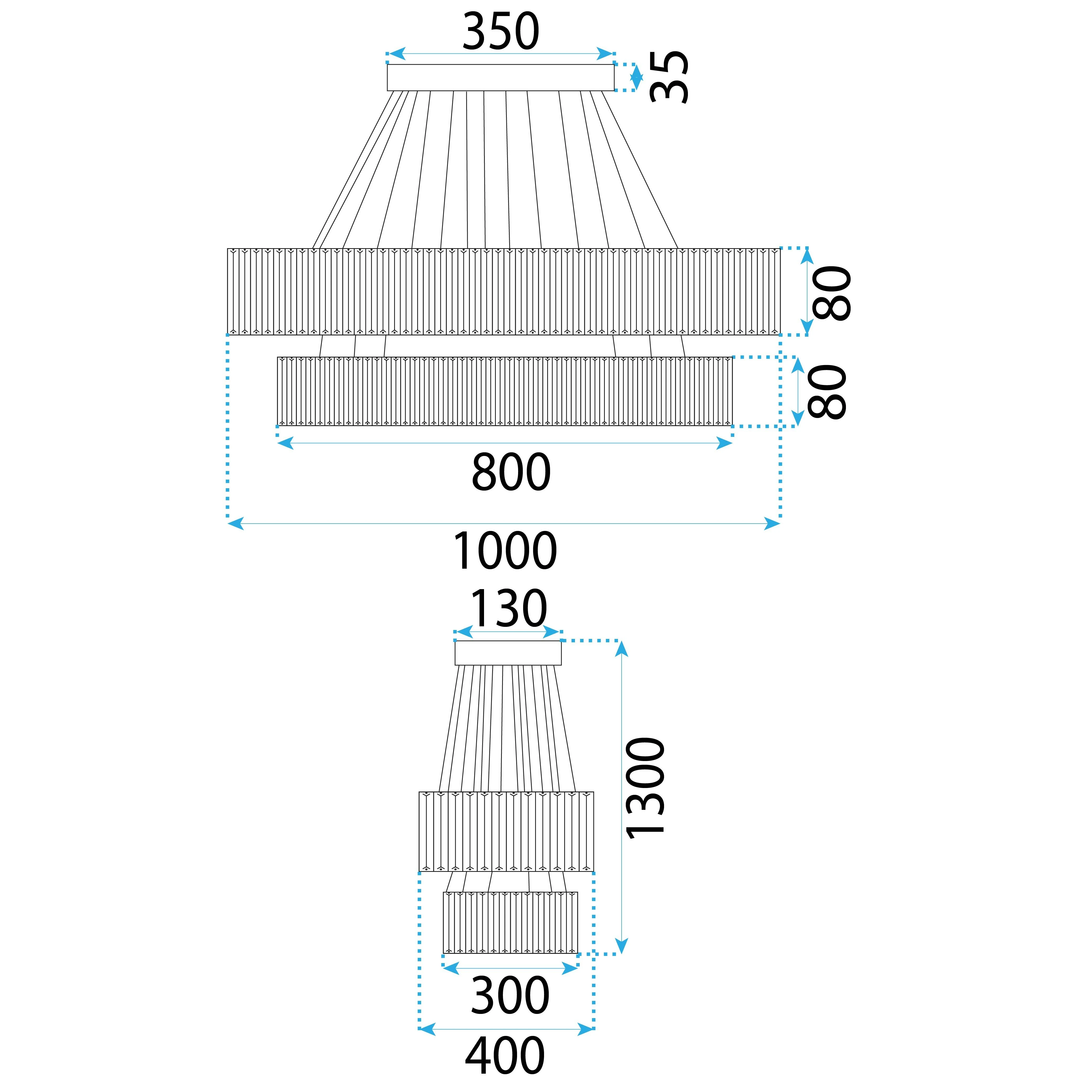 Lubinis šviestuvas Toolight Šviestuvas lubinis LED APP1546-CP2 CHROME aprašymas - Prekės nuotrauka