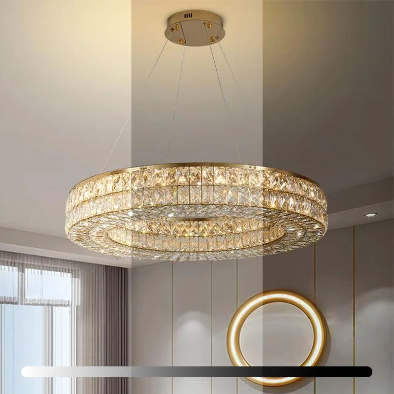 Lubinis šviestuvas Toolight Šviestuvas lubinis LED APP1568-CP Gold 60cm aprašymas - Prekės nuotrauka