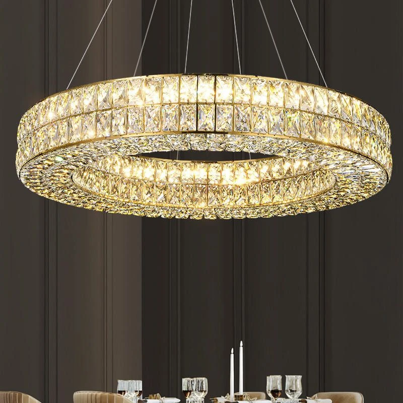 Lubinis šviestuvas Toolight Šviestuvas lubinis LED APP1568-CP Gold 60cm aprašymas - Prekės nuotrauka