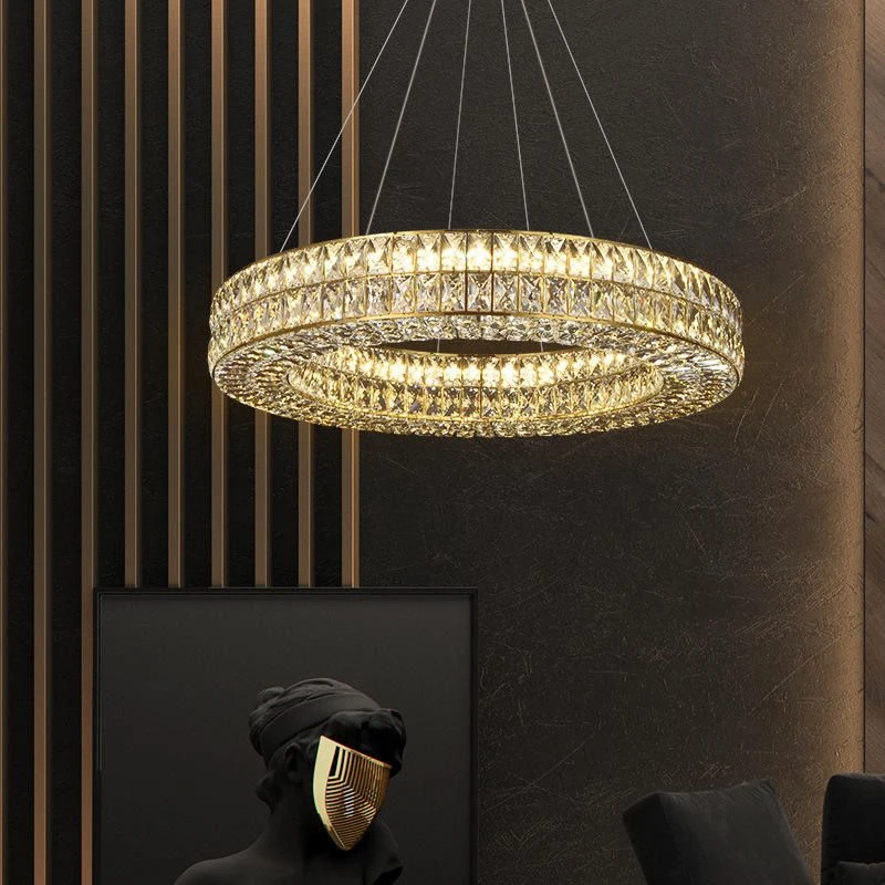 Lubinis šviestuvas Toolight Šviestuvas lubinis LED APP1569-CP Gold 80cm aprašymas - Prekės nuotrauka