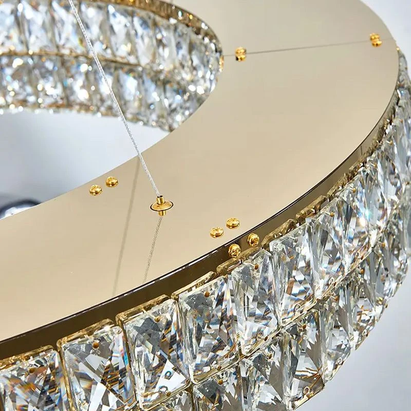 Lubinis šviestuvas Toolight Šviestuvas lubinis LED APP1569-CP Gold 80cm aprašymas - Prekės nuotrauka
