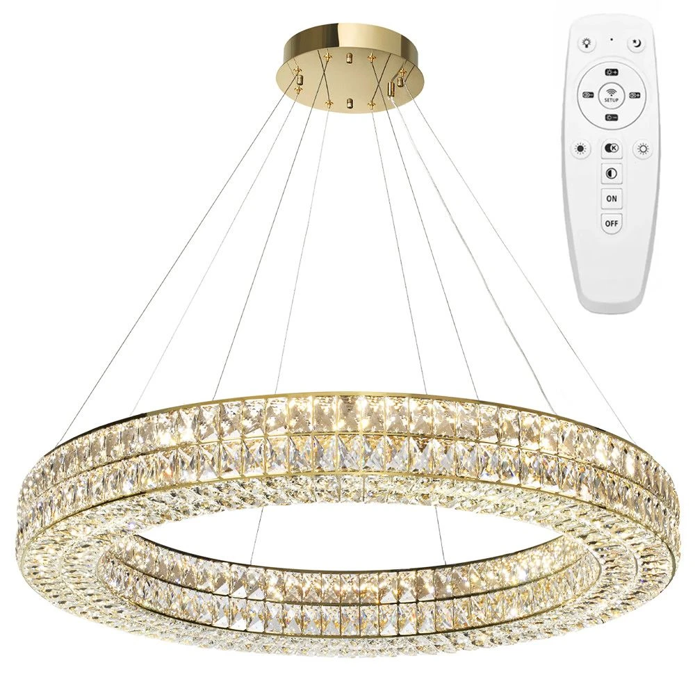 Lubinis šviestuvas Toolight Šviestuvas lubinis LED APP1569-CP Gold 80cm aprašymas - Prekės nuotrauka