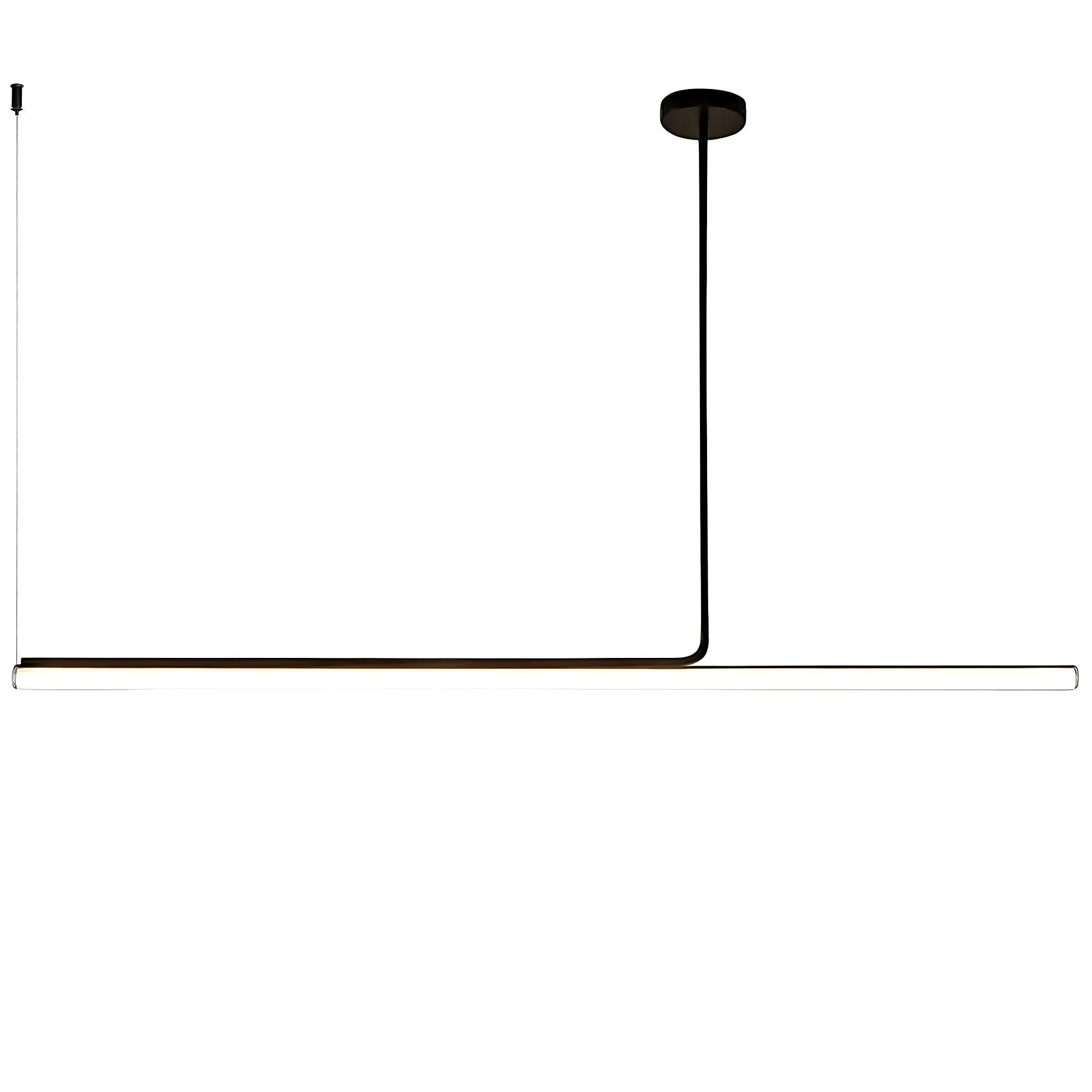 Lubinis šviestuvas Toolight Šviestuvas lubinis LED APP1660-CP Juodas 140cm aprašymas - Prekės nuotrauka