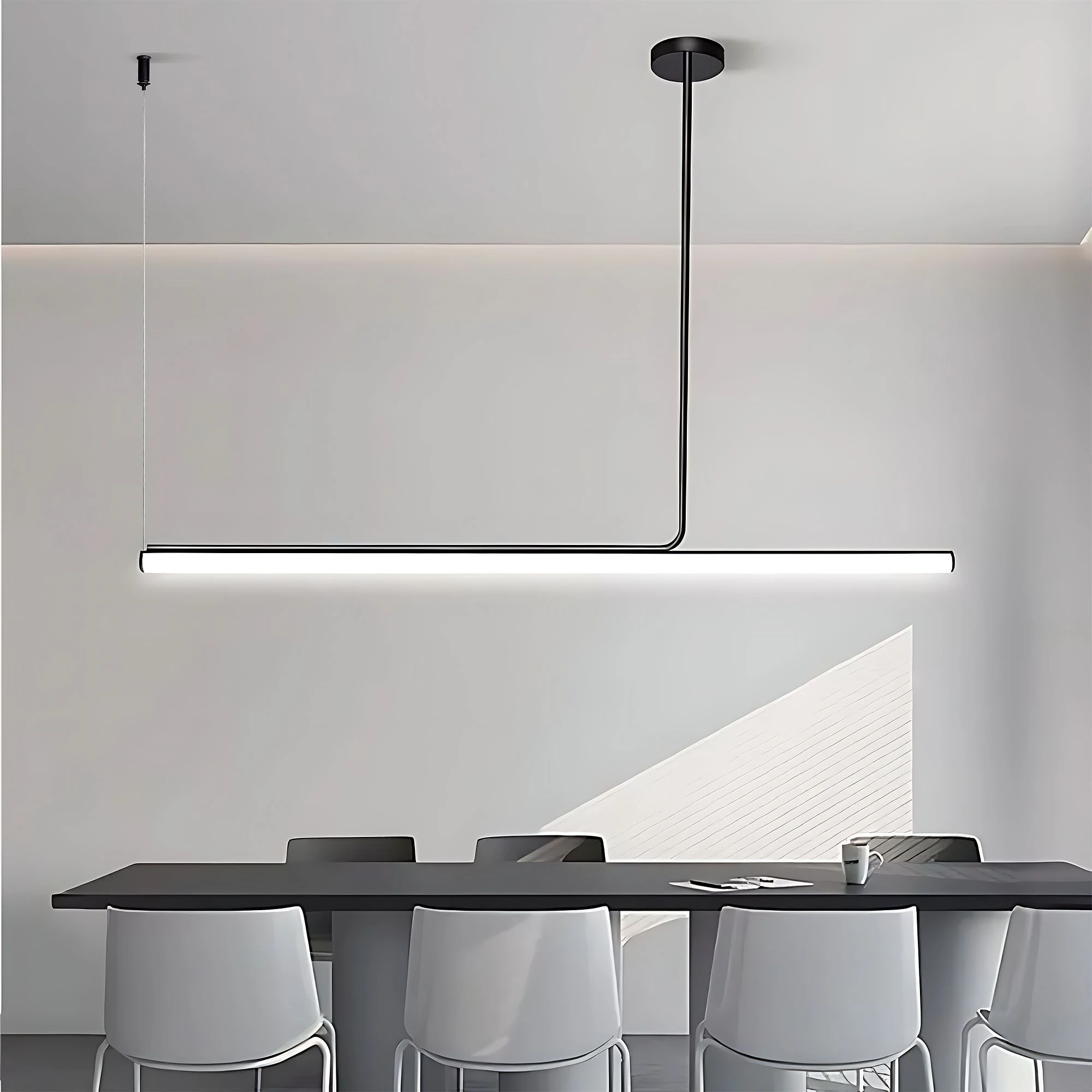 Lubinis šviestuvas Toolight Šviestuvas lubinis LED APP1660-CP Juodas 140cm aprašymas - Prekės nuotrauka