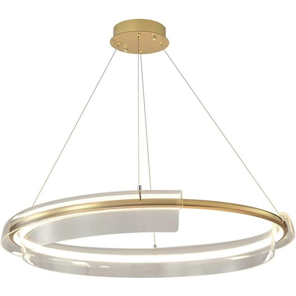 Lubinis šviestuvas Toolight Šviestuvas lubinis LED APP1672-CP GOLD aprašymas - Prekės nuotrauka