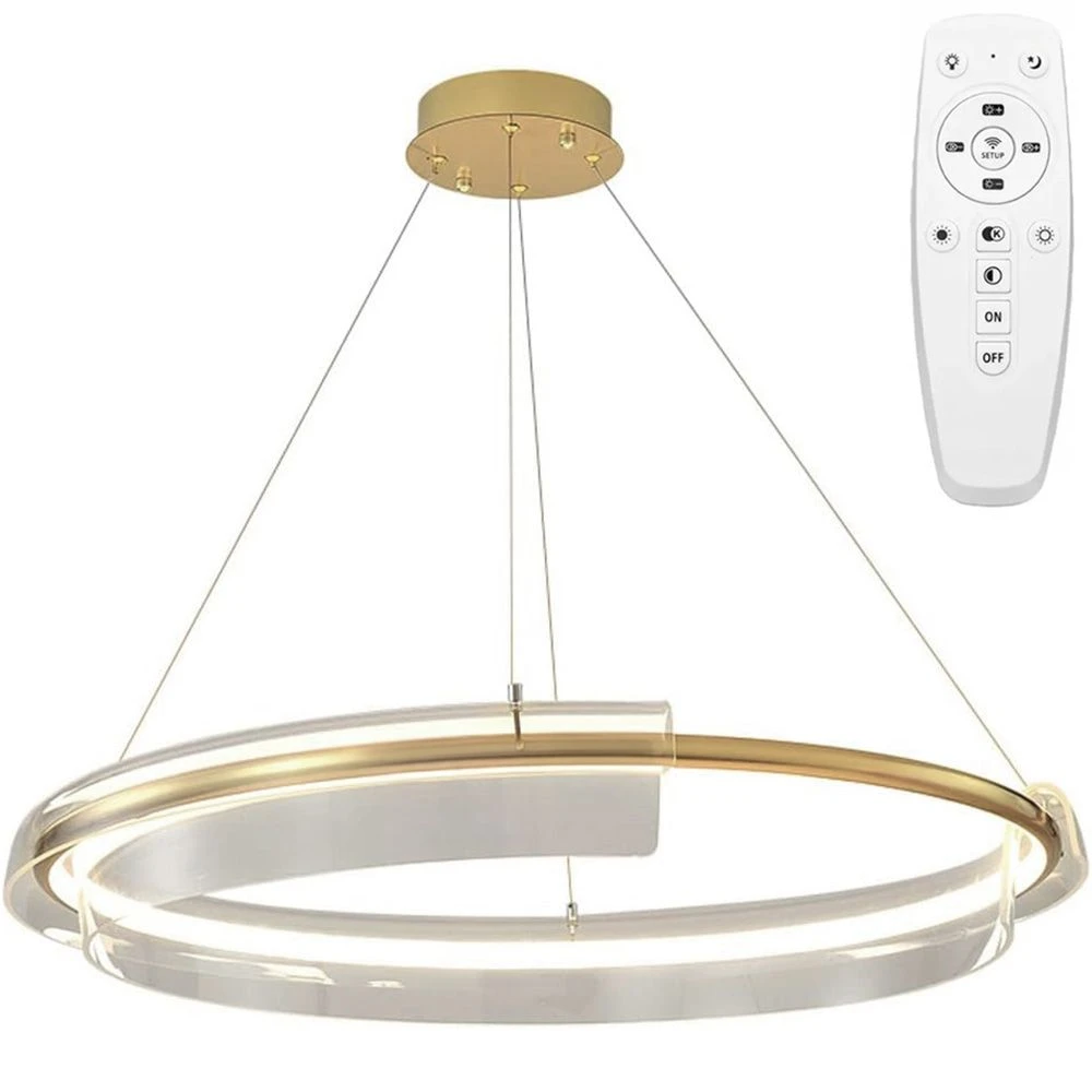 Lubinis šviestuvas Toolight Šviestuvas lubinis LED APP1672-CP GOLD aprašymas - Prekės nuotrauka