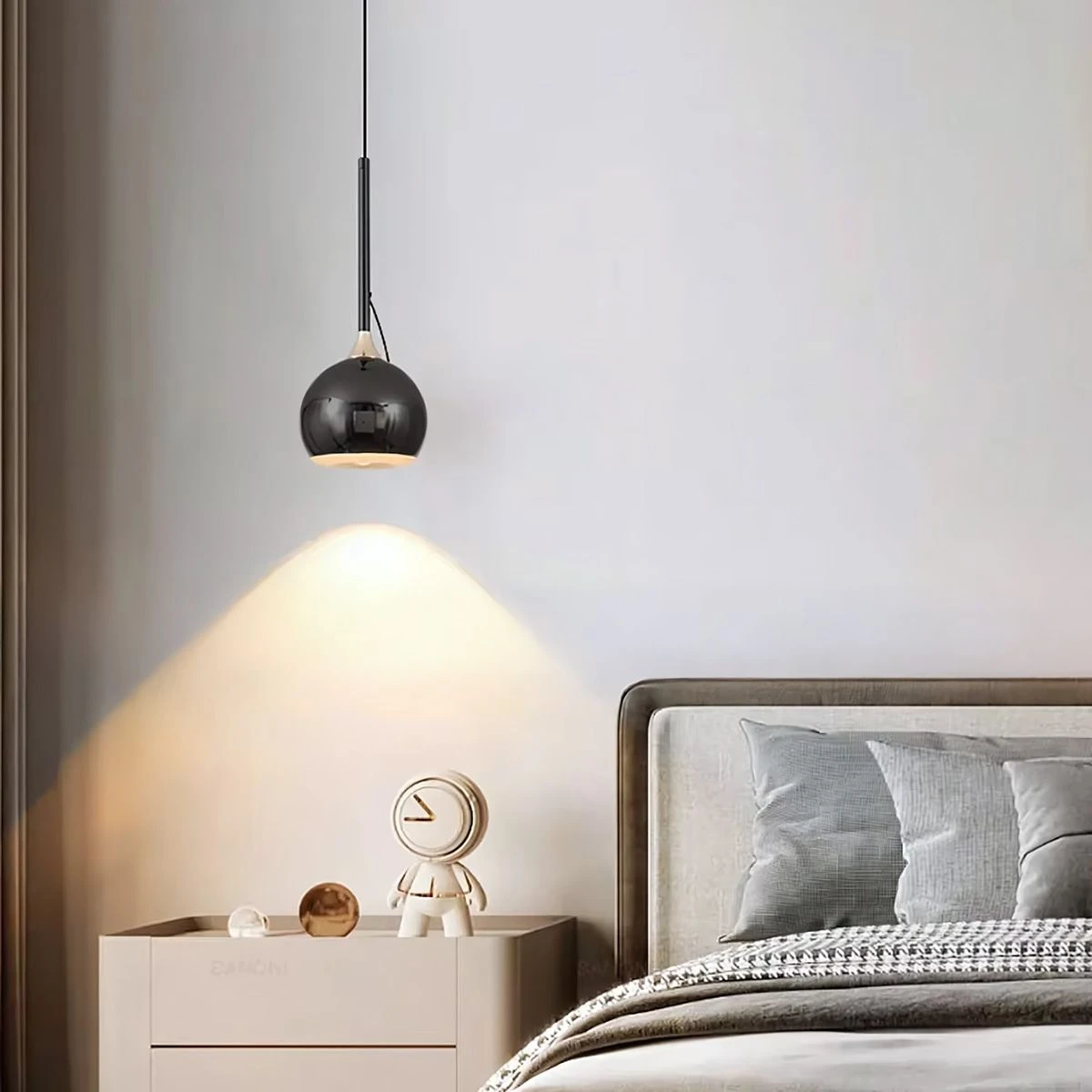 Lubinis šviestuvas Toolight Šviestuvas lubinis LED G087-1CP Juodas CHROME aprašymas - Prekės nuotrauka