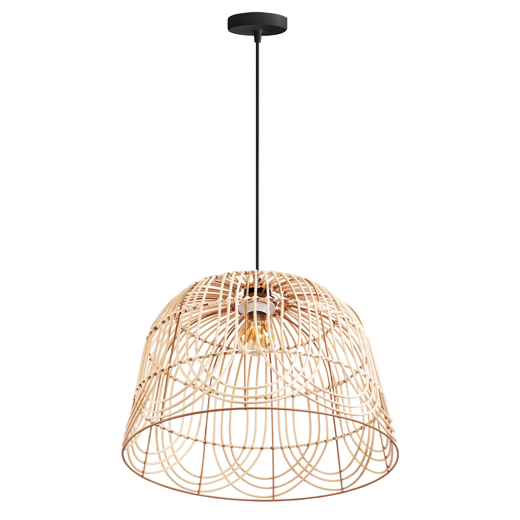 Pakabinamas šviestuvas Toolight Šviestuvas lubinis NATURAL APP1351-1CP 30 cm aprašymas - Prekės nuotrauka