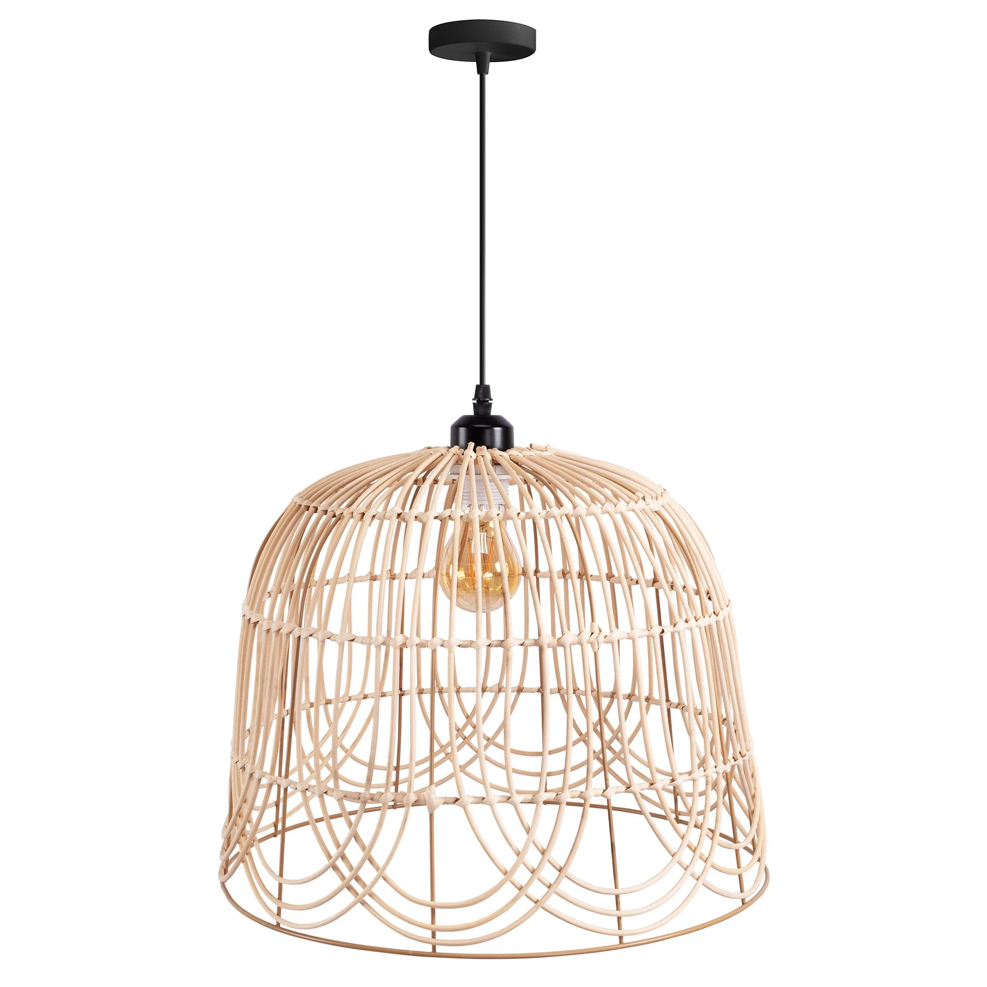 Pakabinamas šviestuvas Toolight Šviestuvas lubinis NATURAL APP1352-1CP 40 cm aprašymas - Prekės nuotrauka