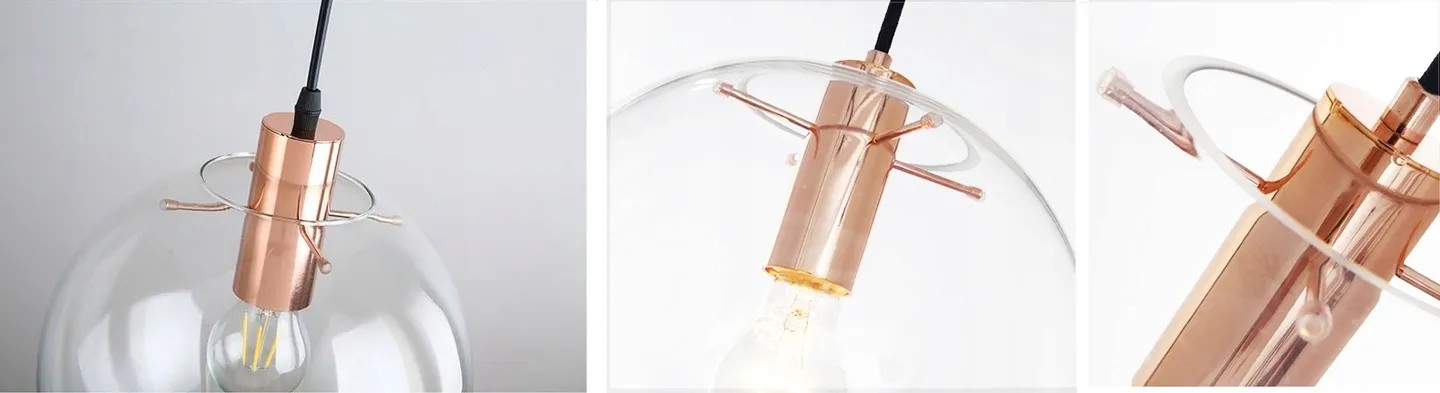 Pakabinamas šviestuvas Toolight Šviestuvas Lubinis Stiklo Lassi 20+25+30 Cm aprašymas - Prekės nuotrauka