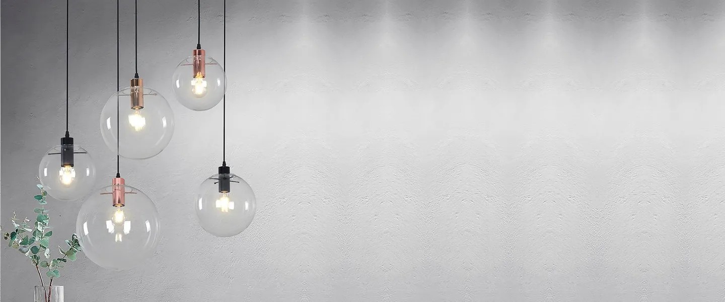 Pakabinamas šviestuvas Toolight Šviestuvas Lubinis Stiklo Lassi 20+25+30 Cm aprašymas - Prekės nuotrauka