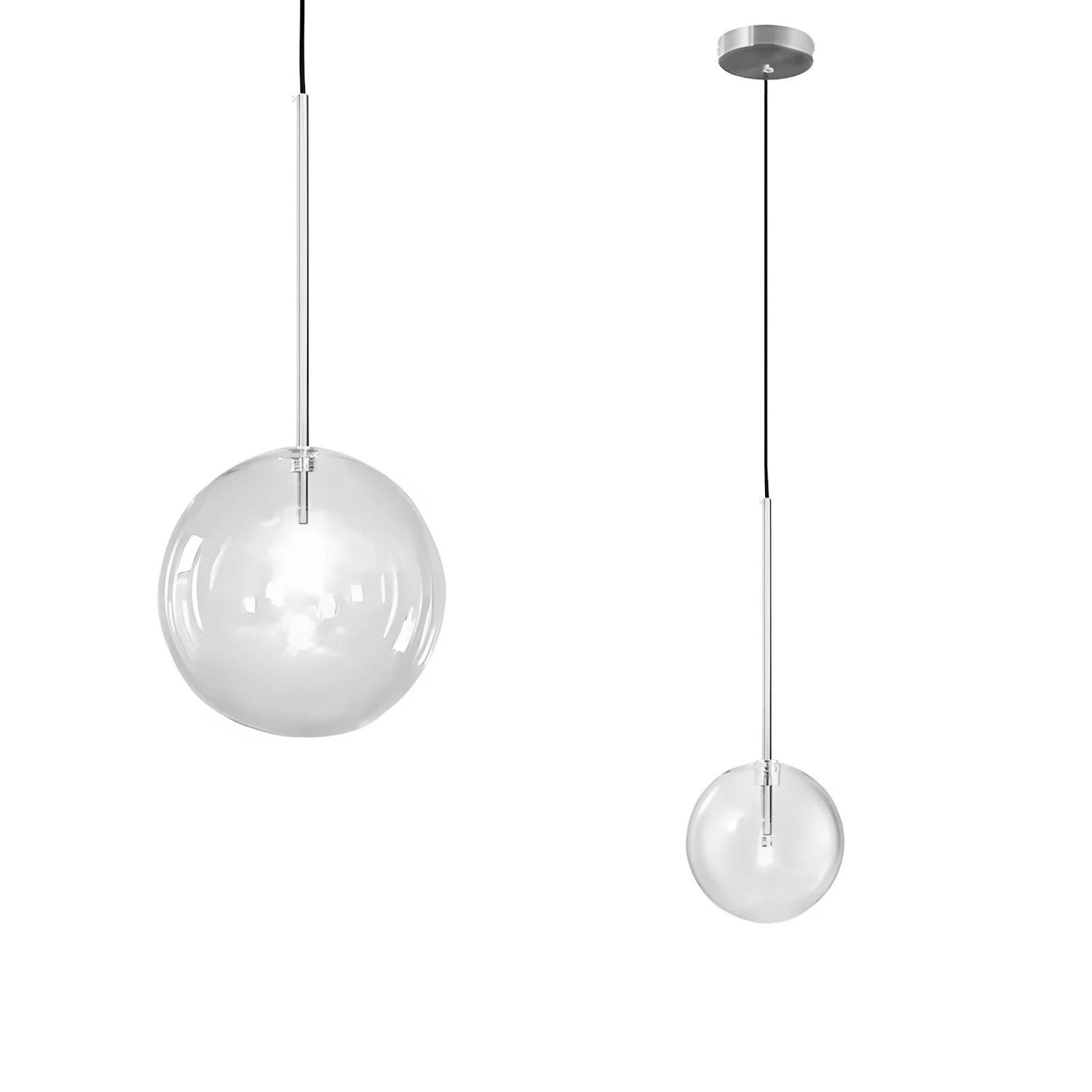 Lubinis šviestuvas Toolight Šviestuvas lubinis stiklo rutuliai 20cm APP1684-1CP aprašymas - Prekės nuotrauka