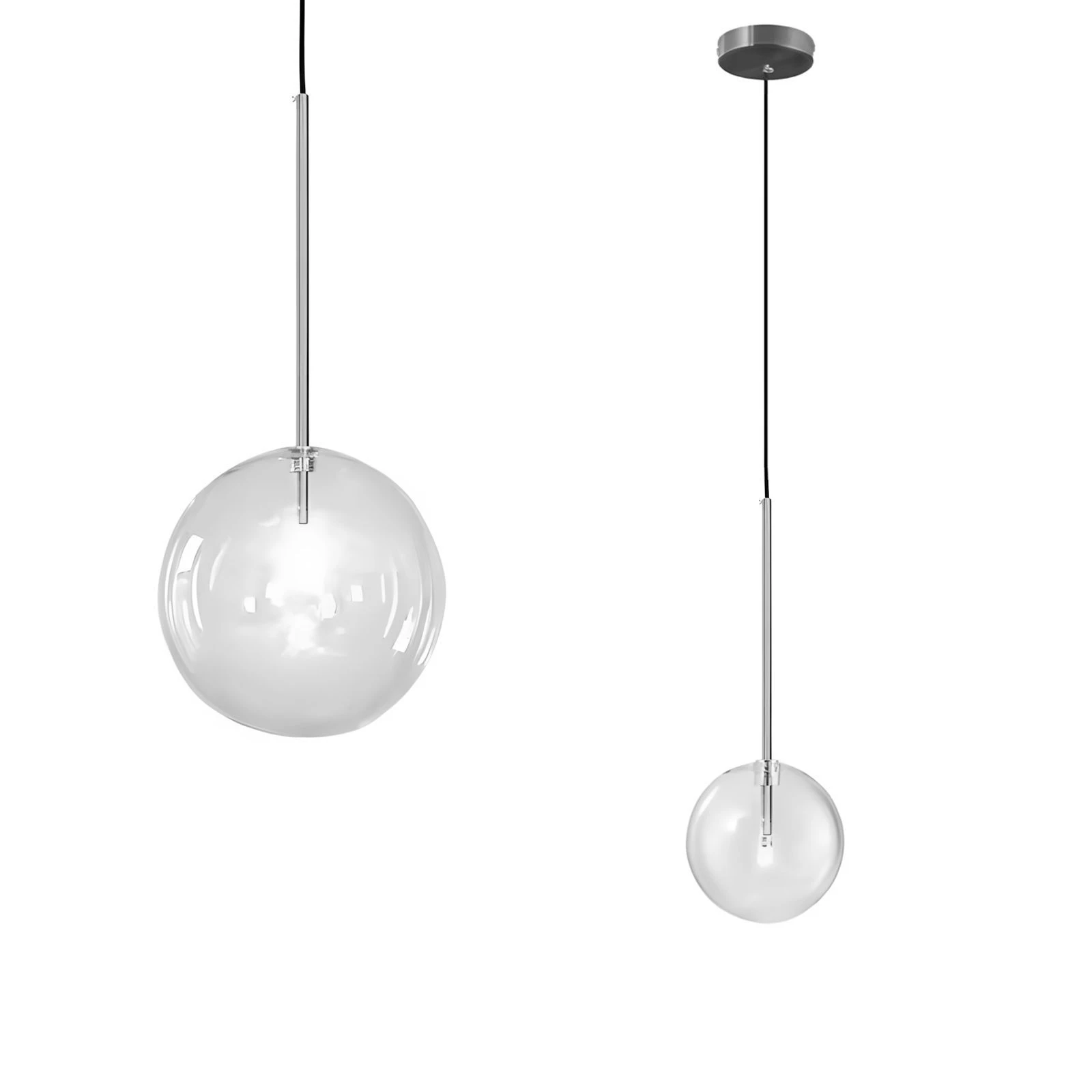 Lubinis šviestuvas Toolight Šviestuvas lubinis stiklo rutuliai 20cm APP1685-1CP aprašymas - Prekės nuotrauka
