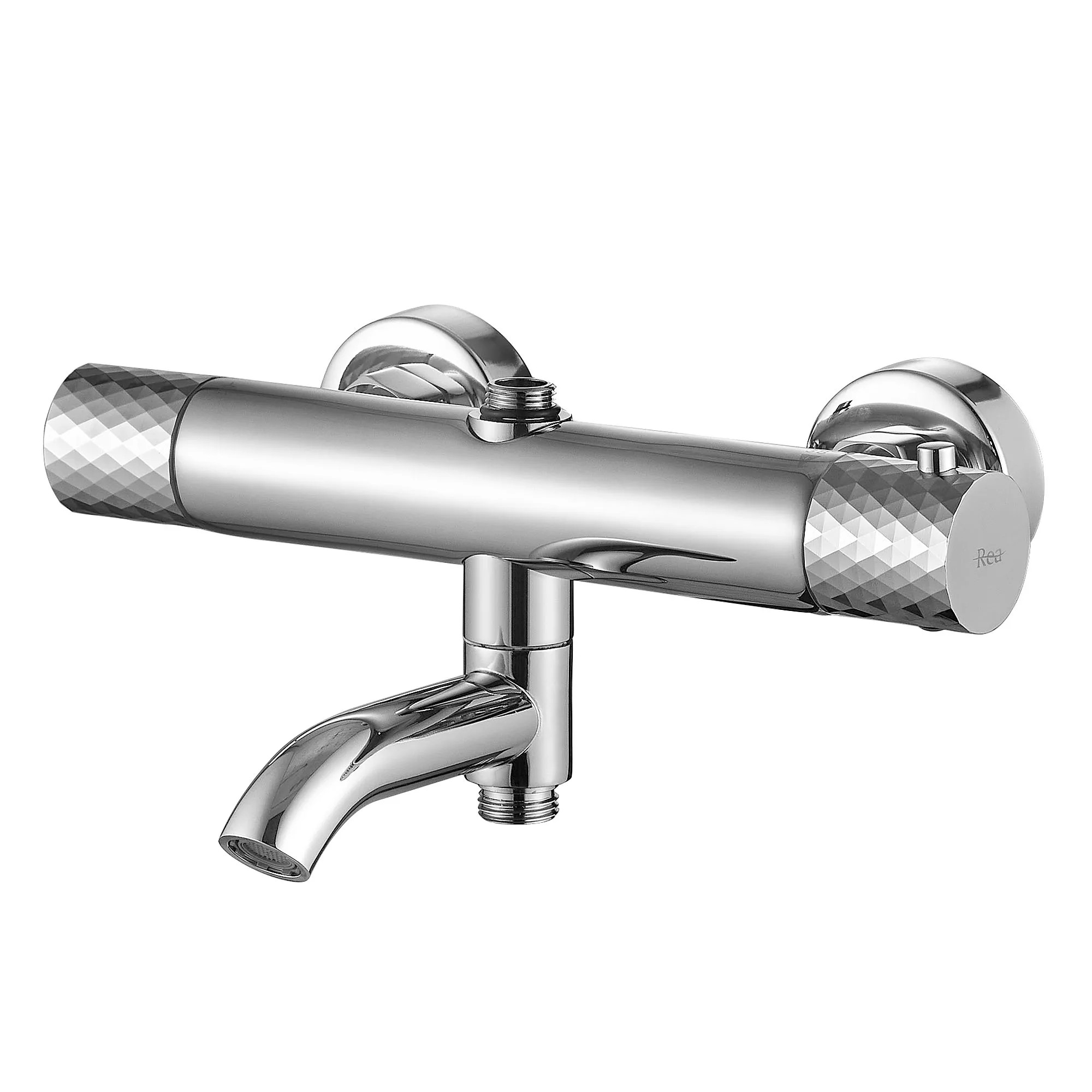 Termostatinis dušo komplektas Lungo Diamond chrome aprašymas - Prekės nuotrauka