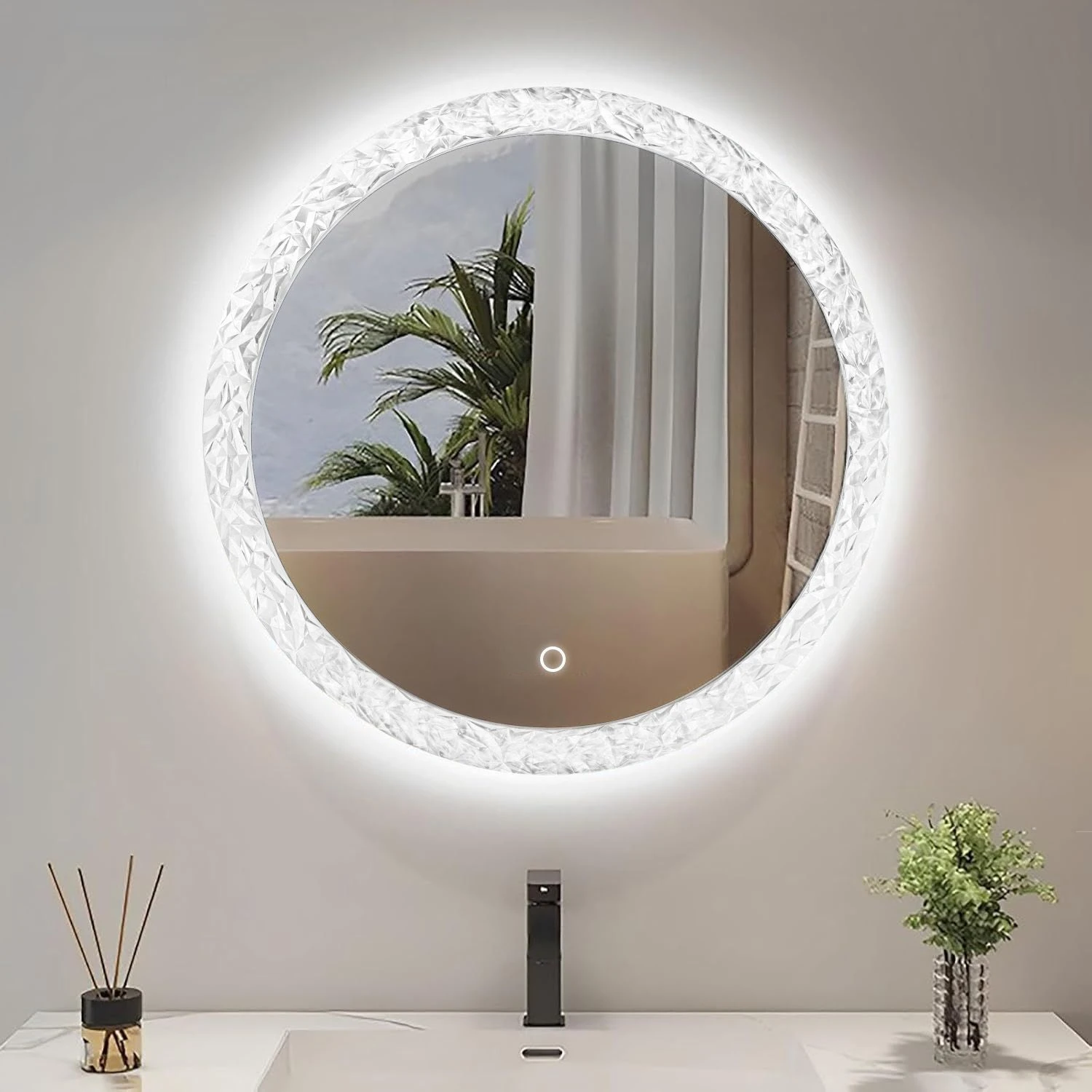 Tutumi Veidrodis LED 60cm YH-3562 aprašymas - Prekės nuotrauka