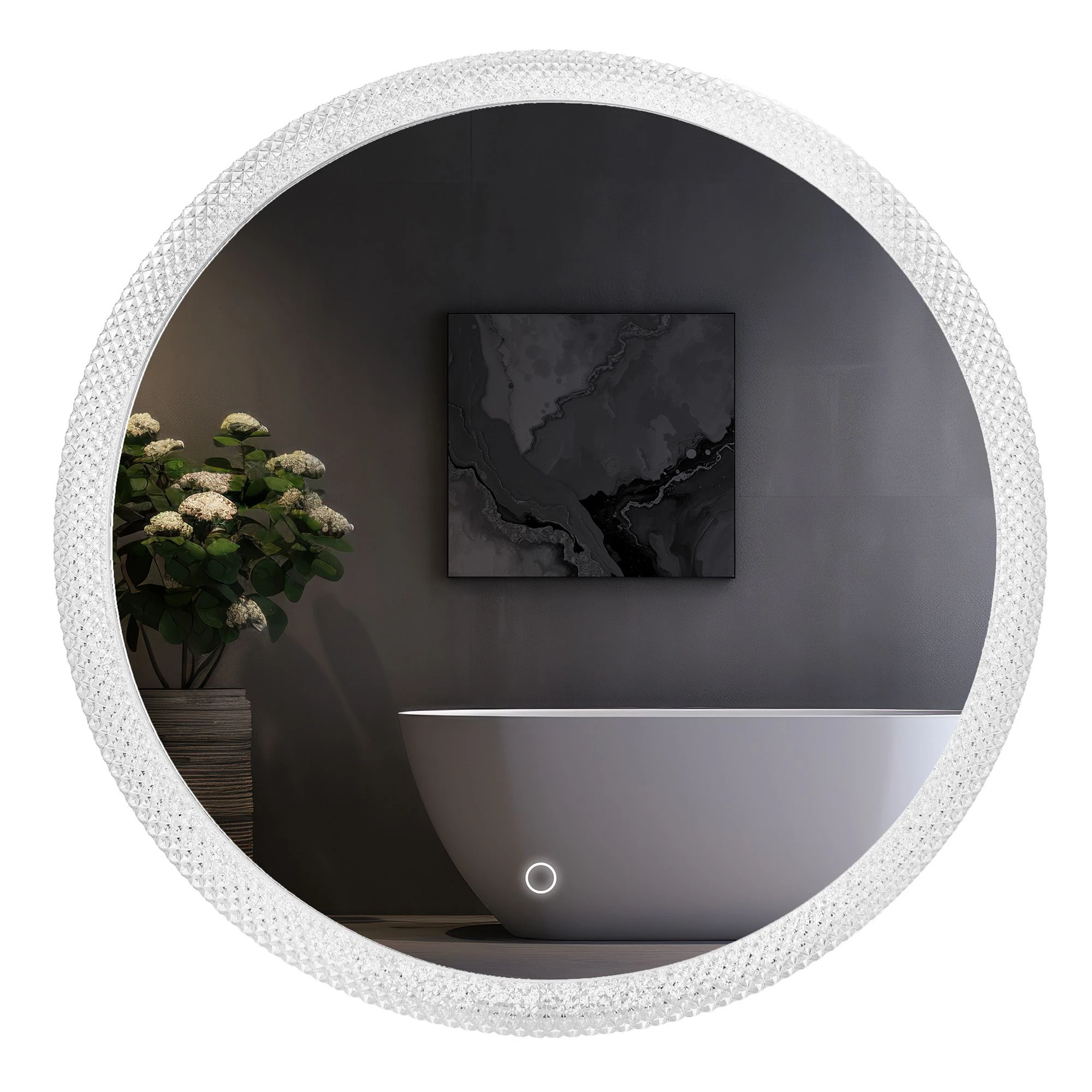 Tutumi Veidrodis LED 60cm YH-3563 aprašymas - Prekės nuotrauka