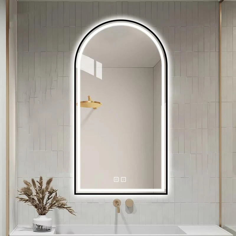 Tutumi Veidrodis LED 60x100cm DASH Juodas aprašymas - Prekės nuotrauka