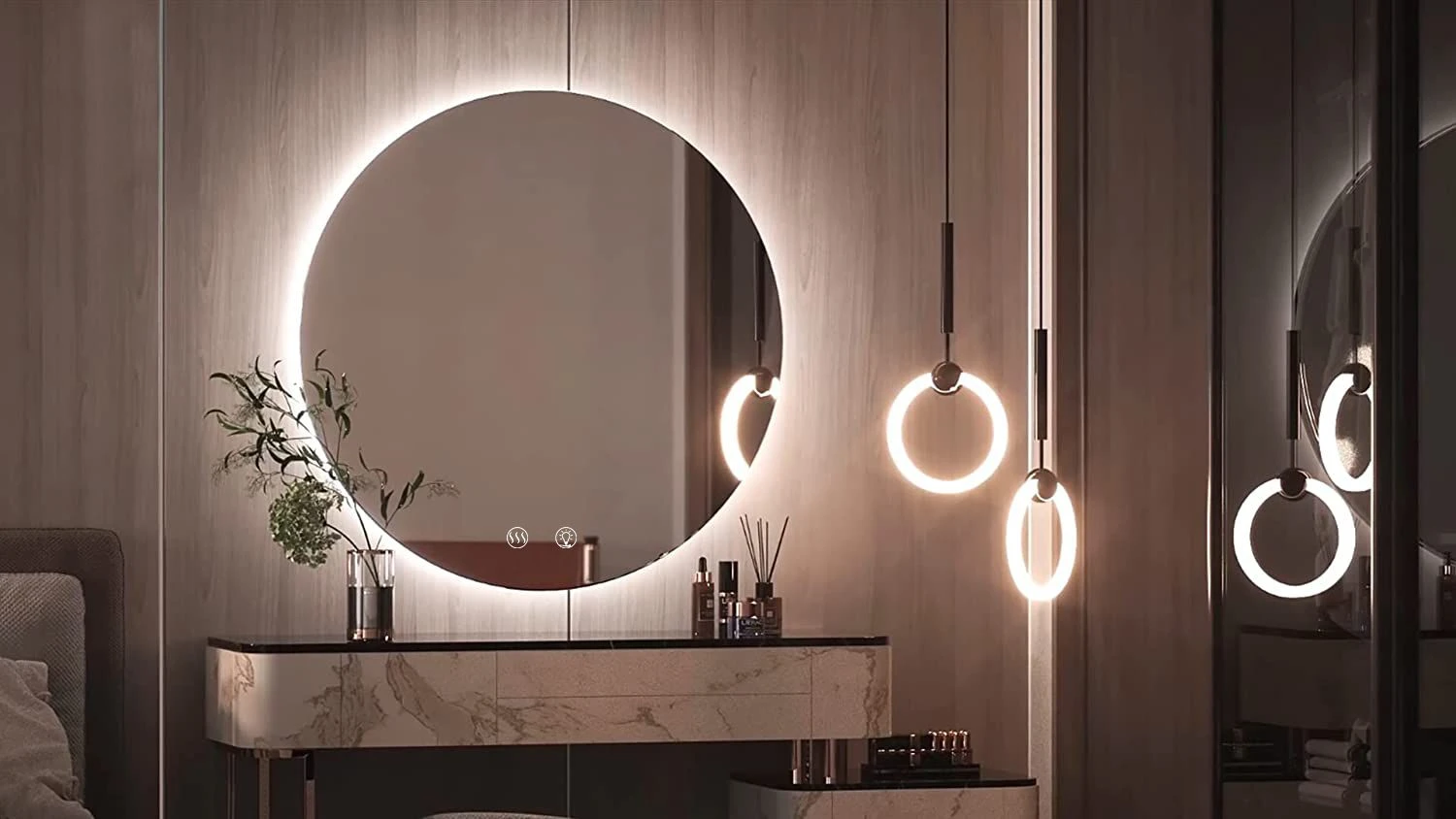 Tutumi Veidrodis LED 80cm HZJ080 aprašymas - Prekės nuotrauka