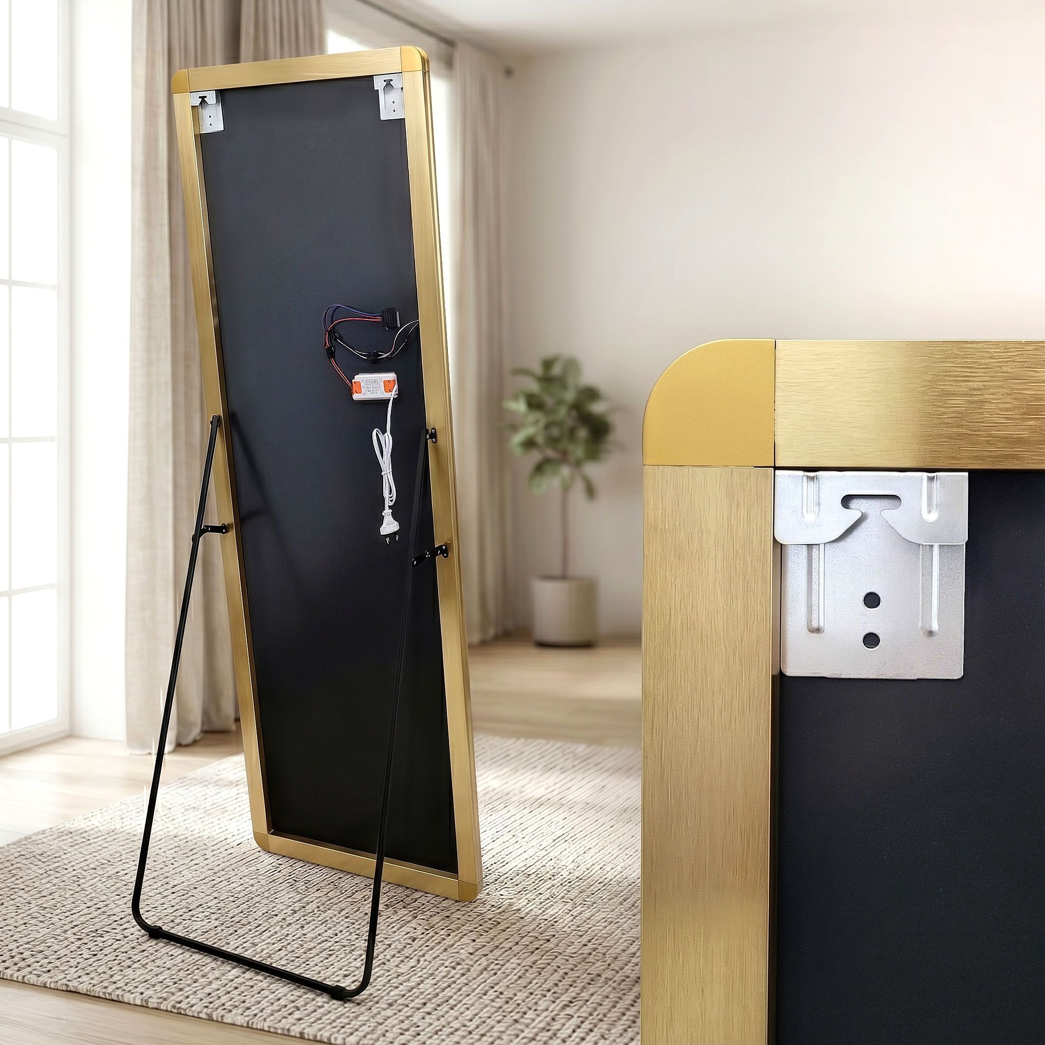 rea Veidrodis LED Classico 60x170cm Gold aprašymas - Prekės nuotrauka