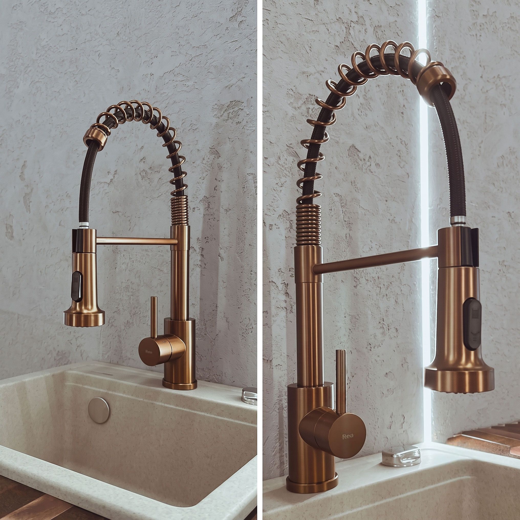 Virtuvės Maišytuvo Oro Išleidimo Anga Su Aeratoriumi Rea Fresh Copper aprašymas - Prekės nuotrauka