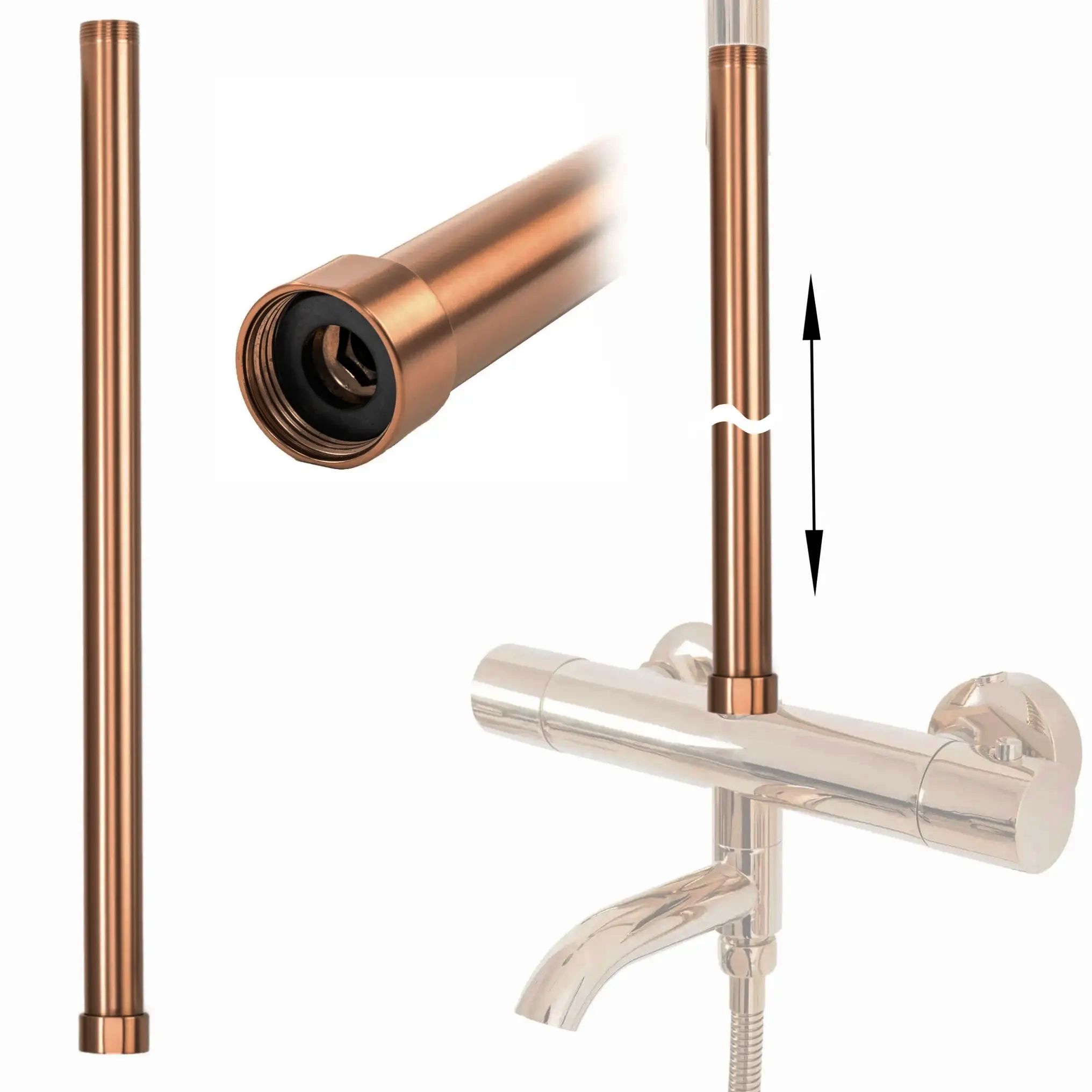 rea Vonios / Dušo Rinkinio Prailginimas Copper 50cm aprašymas - Prekės nuotrauka