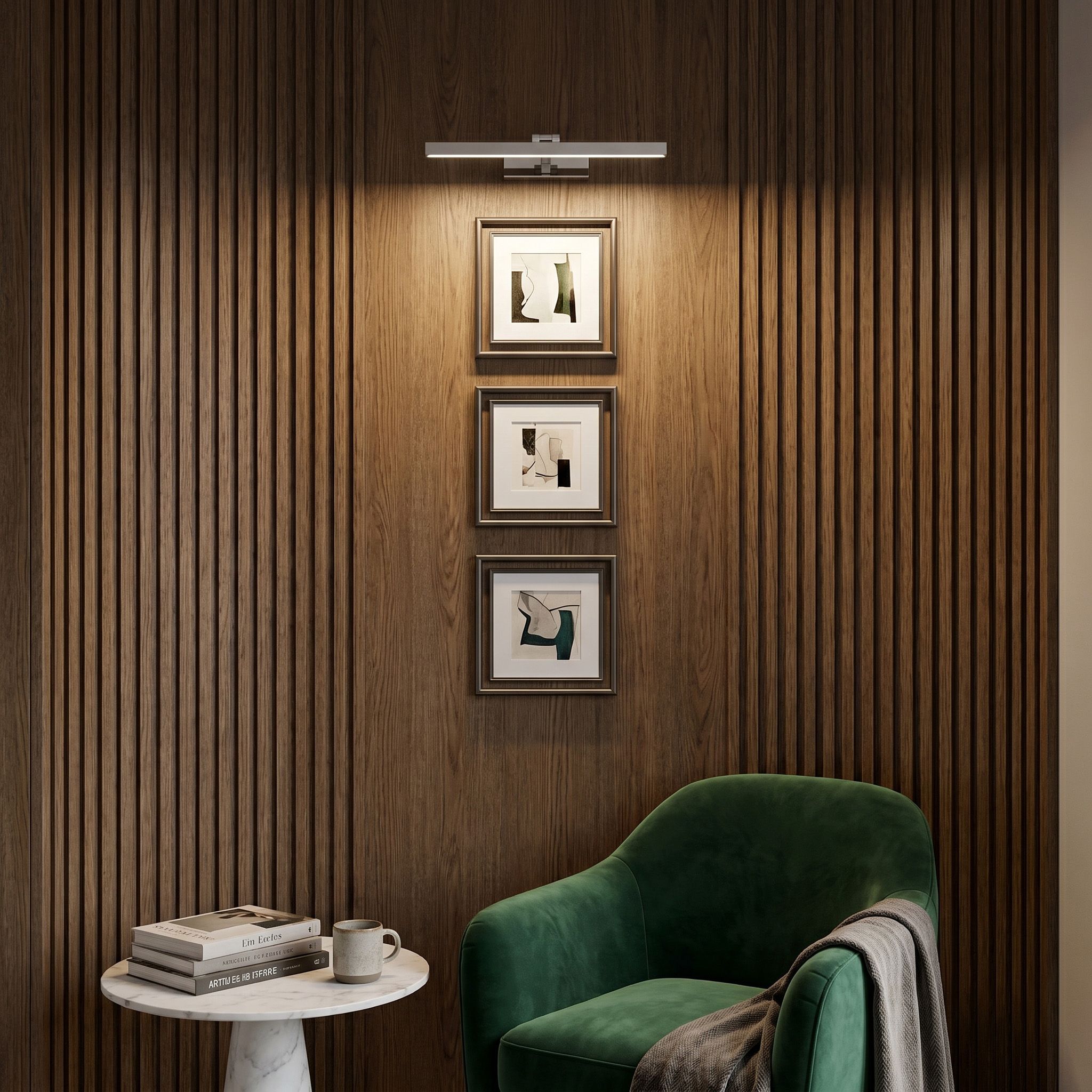 Sieninis šviestuvas Toolight Vonios sieninis LED šviestuvas APP1857-1W 40cm Chrome aprašymas - Prekės nuotrauka