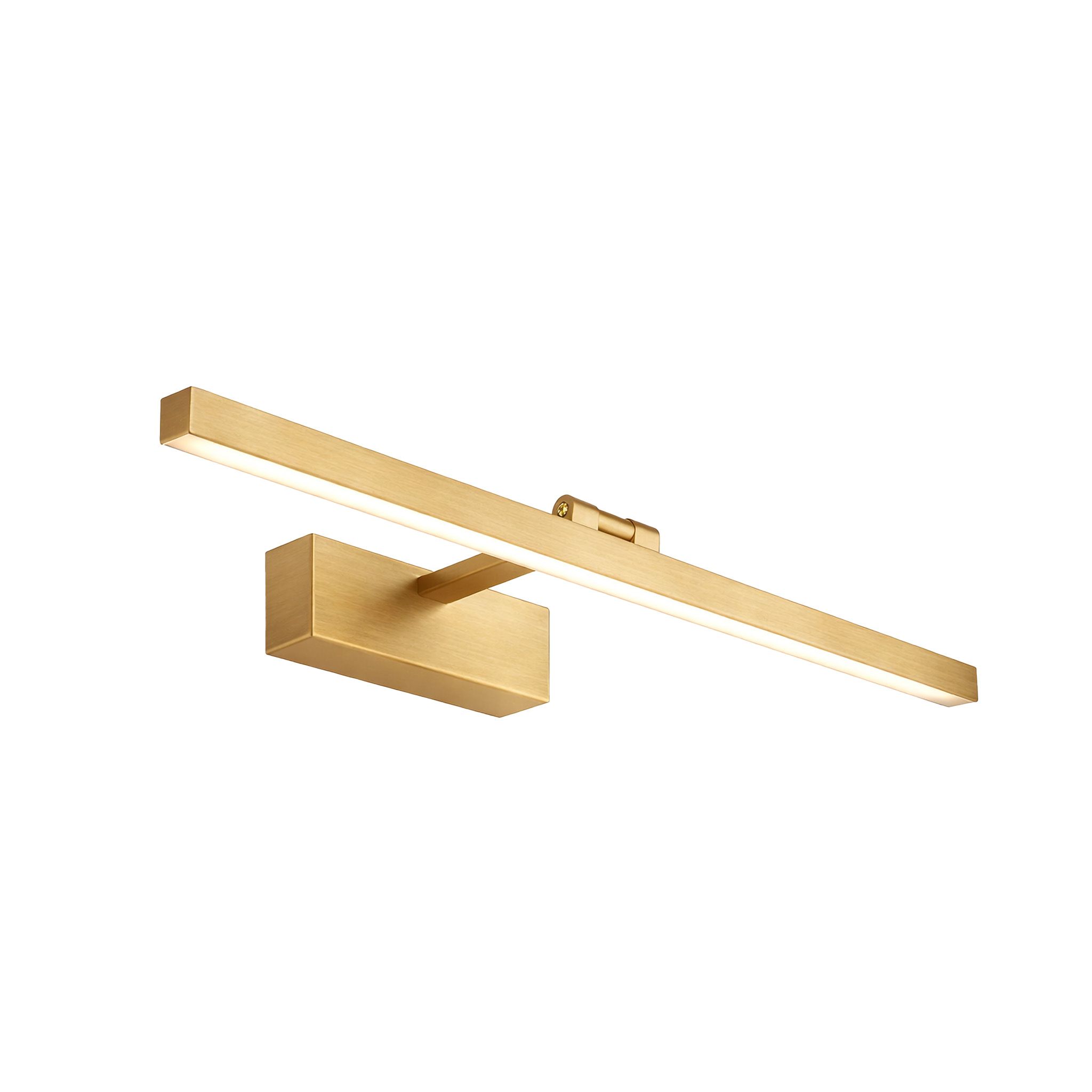 Sieninis šviestuvas Toolight Vonios Sieninis Led Šviestuvas APP1864-1W 60 Cm Gold aprašymas - Prekės nuotrauka